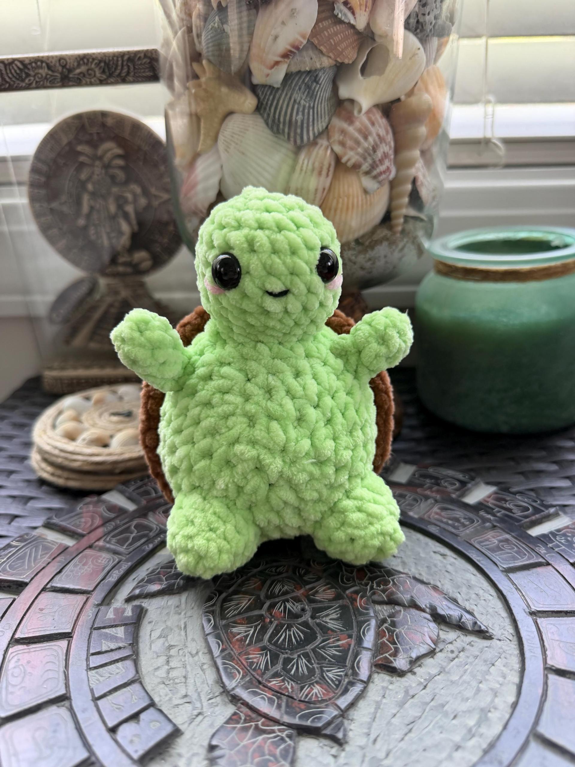 Low-Sew Crochet Pattern PDF | Timmy The Desk-Turtle | thumbnail 7