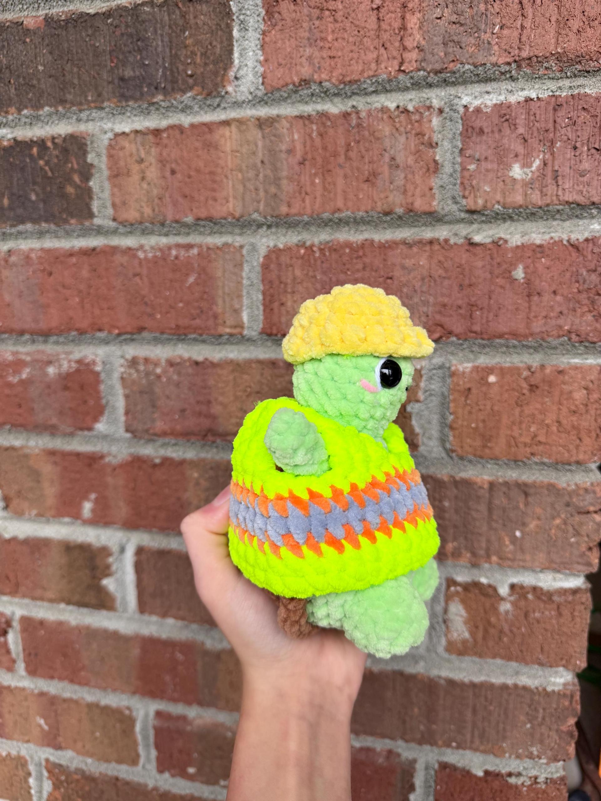 Low-Sew Crochet Pattern PDF Bundle | Timmy The Desk-Turtle + Career Mod Pack Bundle | thumbnail 6