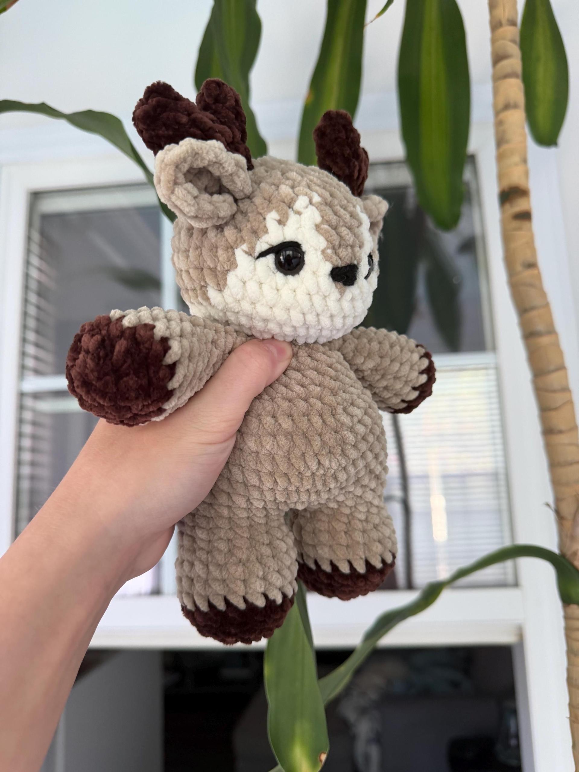 Low-Sew PDF Crochet Pattern | Darcy The Reindeer - Chubby Foresters Collection | thumbnail 5