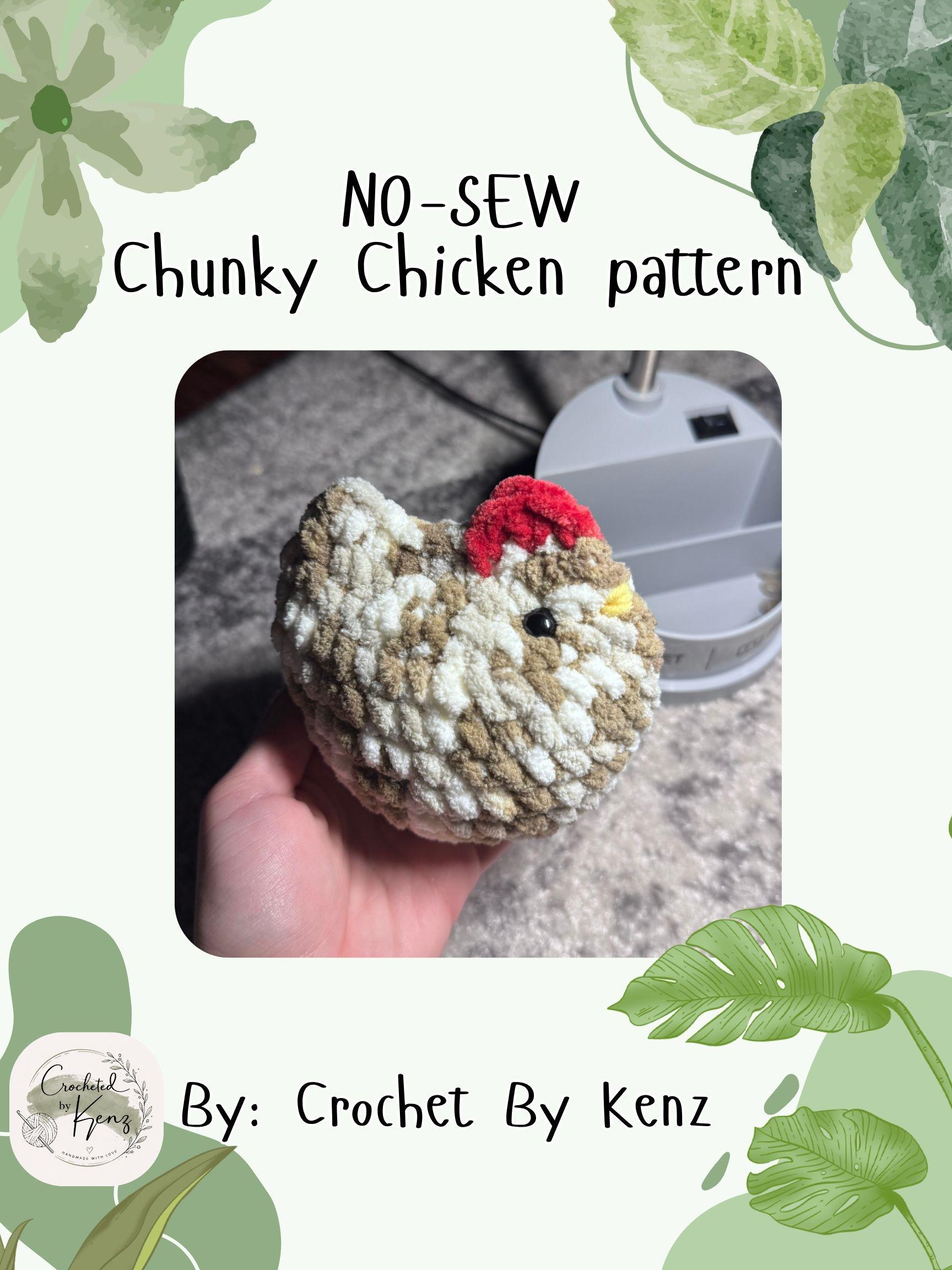 NO SEW Chunky Hen Crochet Pattern