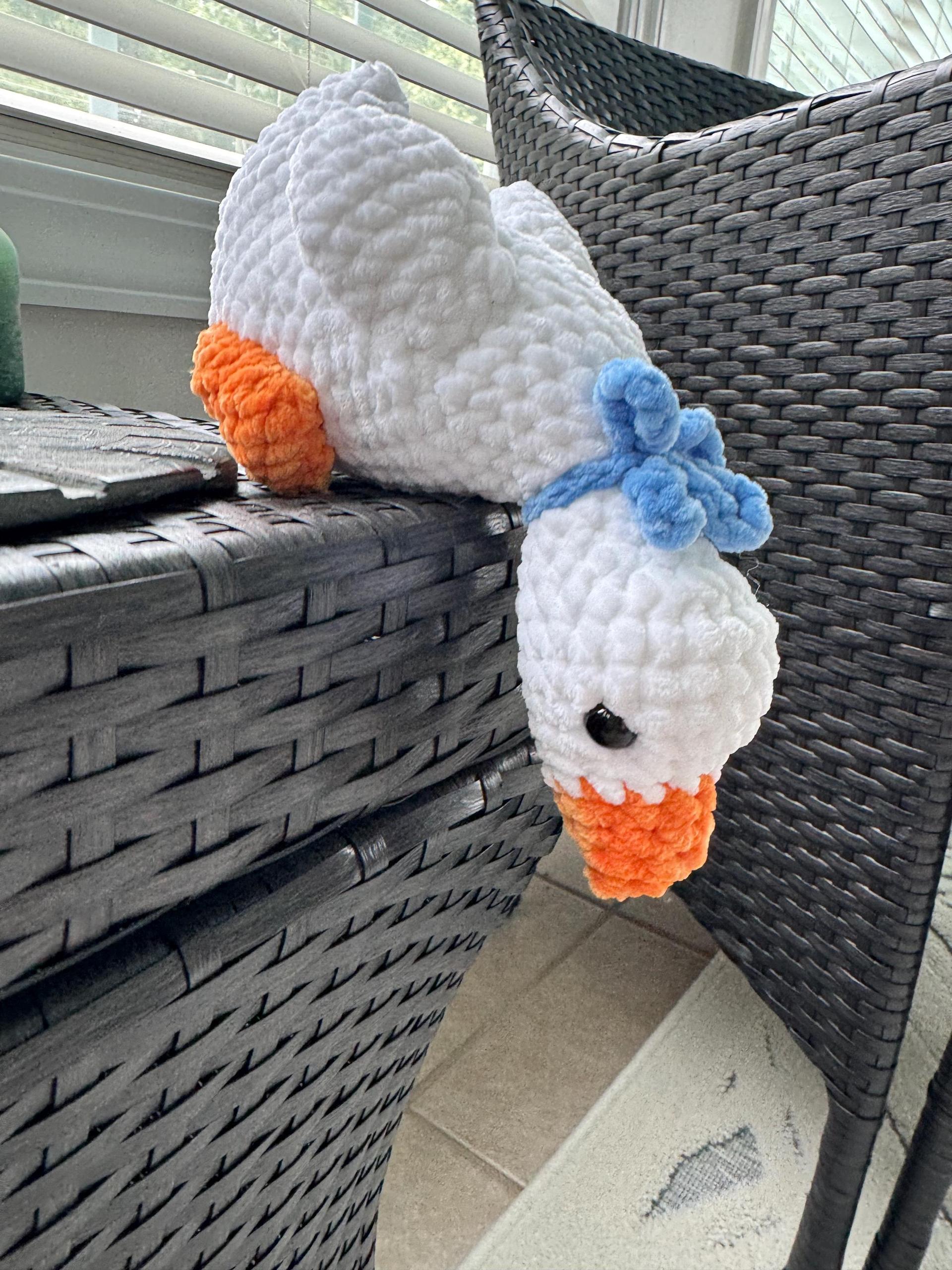 Crocheted Shelf Goose | Handmade | thumbnail 4