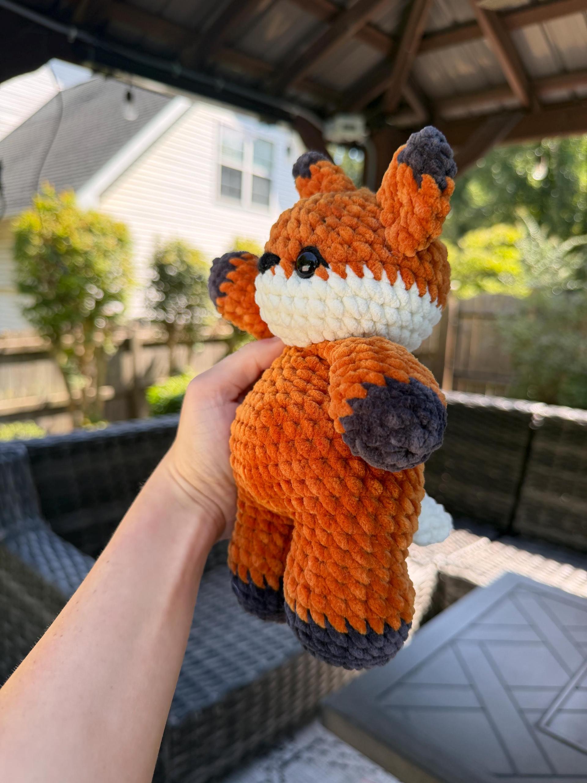 Low-Sew PDF Crochet Pattern | Fancy The Fox - Chubby Forester Collection | thumbnail 4