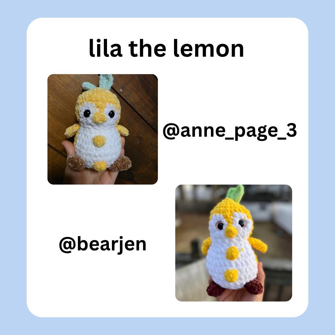 4-In-1 Fruit Penguin PDF Digital Crochet Amigurumi Pattern thumbnail 4