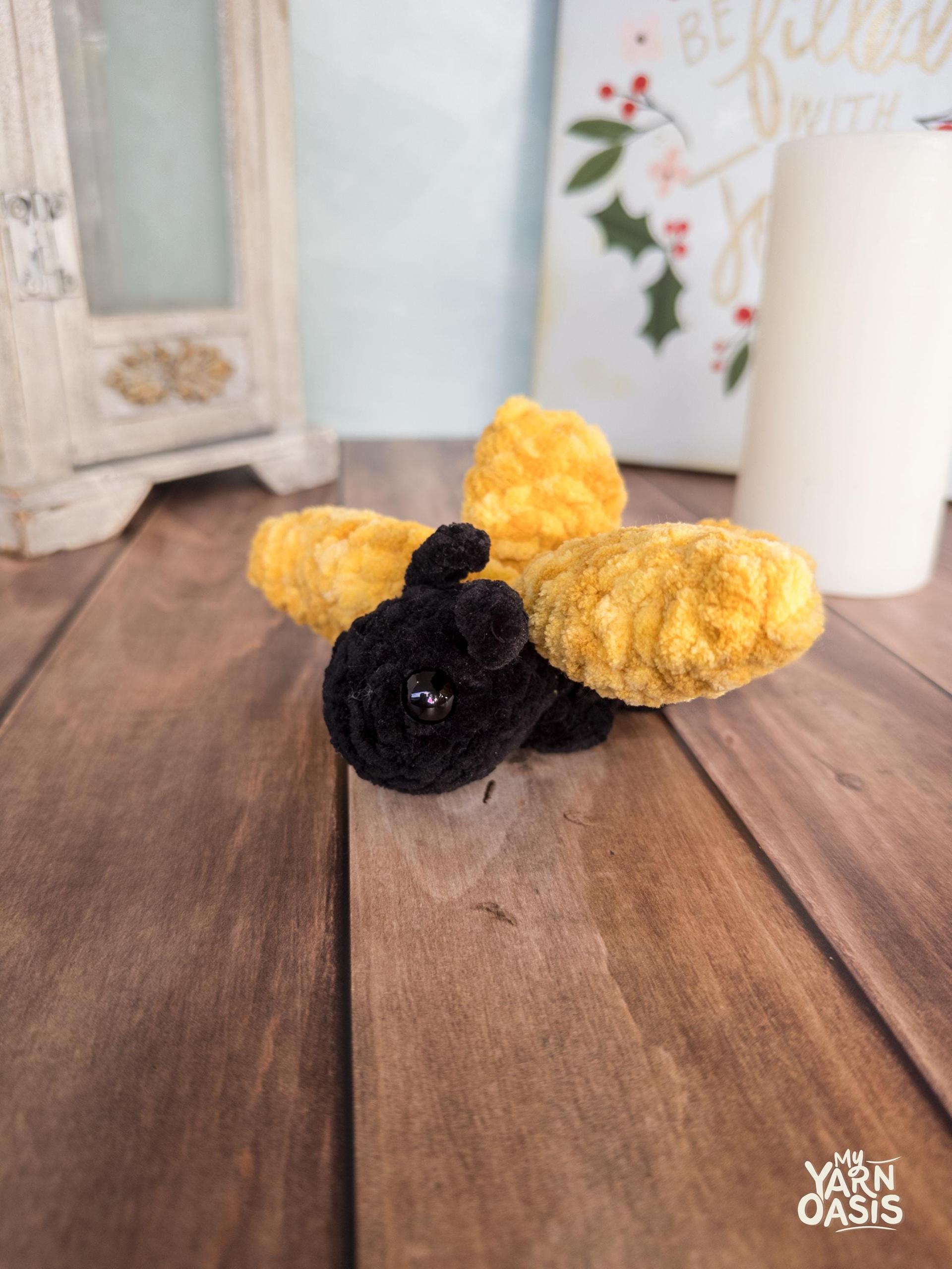 Crochet Butterfly Plush Toy, 100% Handmade Amigurumi Stuffed Animal, Plush Creature thumbnail 6
