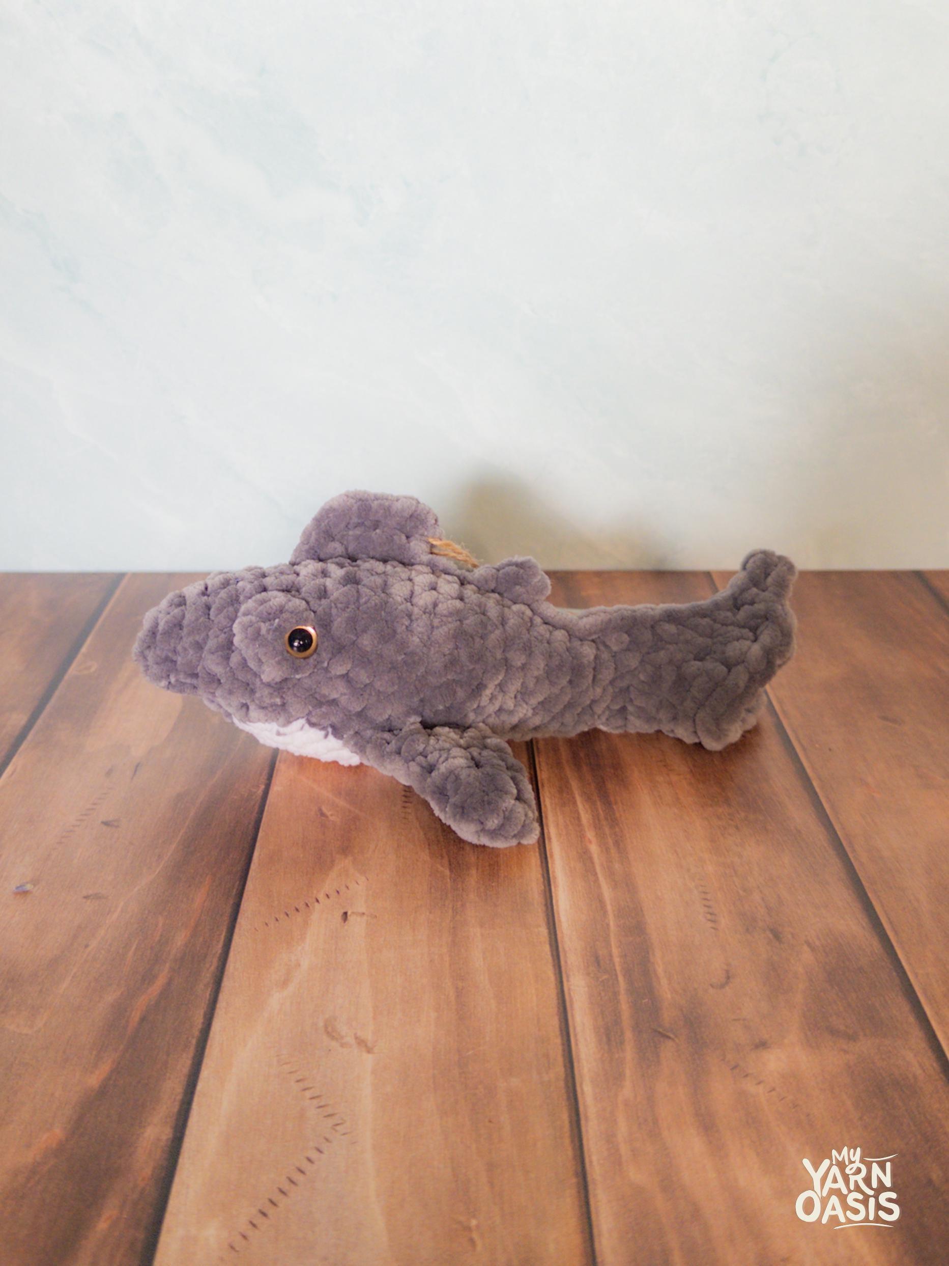 Shark Finger Puppet, Plush toy for kids, Imagination play, 100% handmade