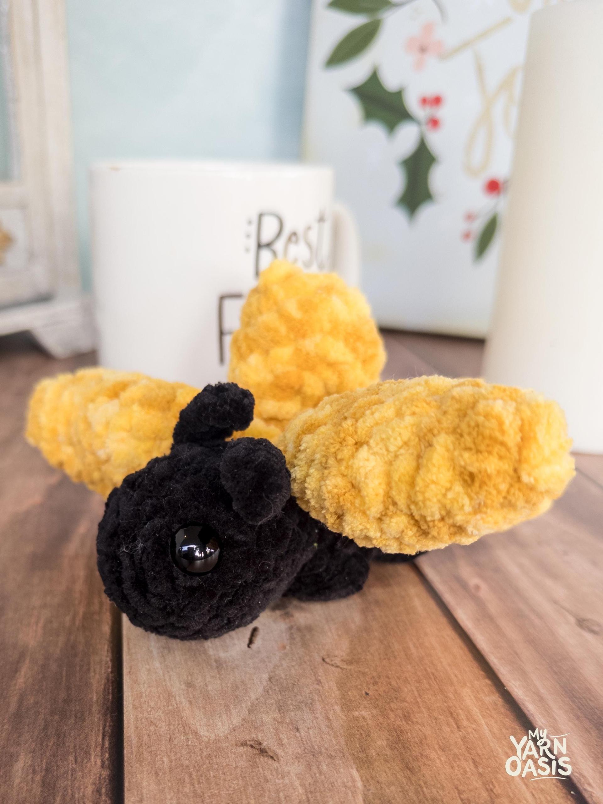 Crochet Butterfly Plush Toy, 100% Handmade Amigurumi Stuffed Animal, Plush Creature thumbnail 2