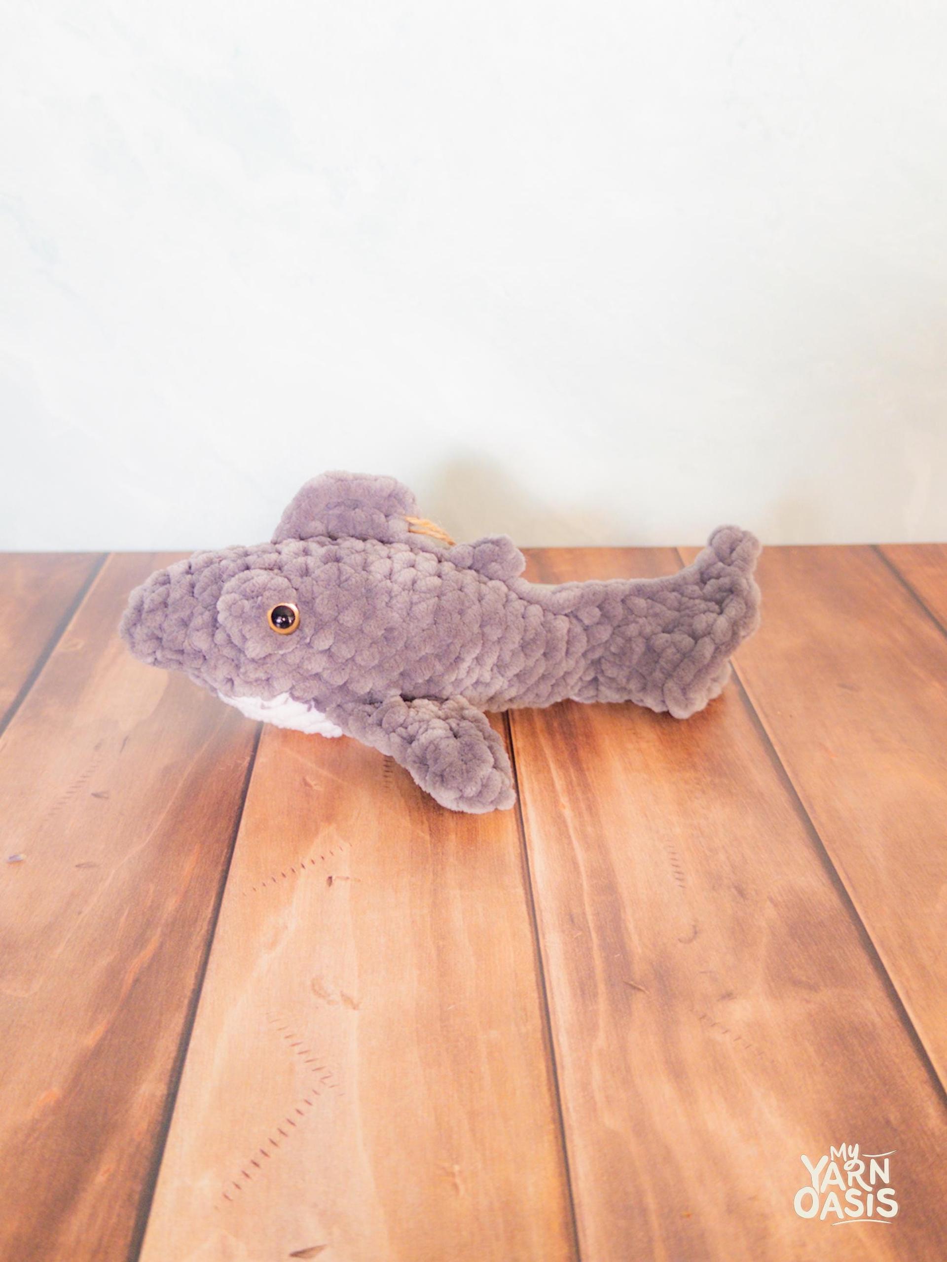 Shark Finger Puppet, Plush toy for kids, Imagination play, 100% handmade thumbnail 2