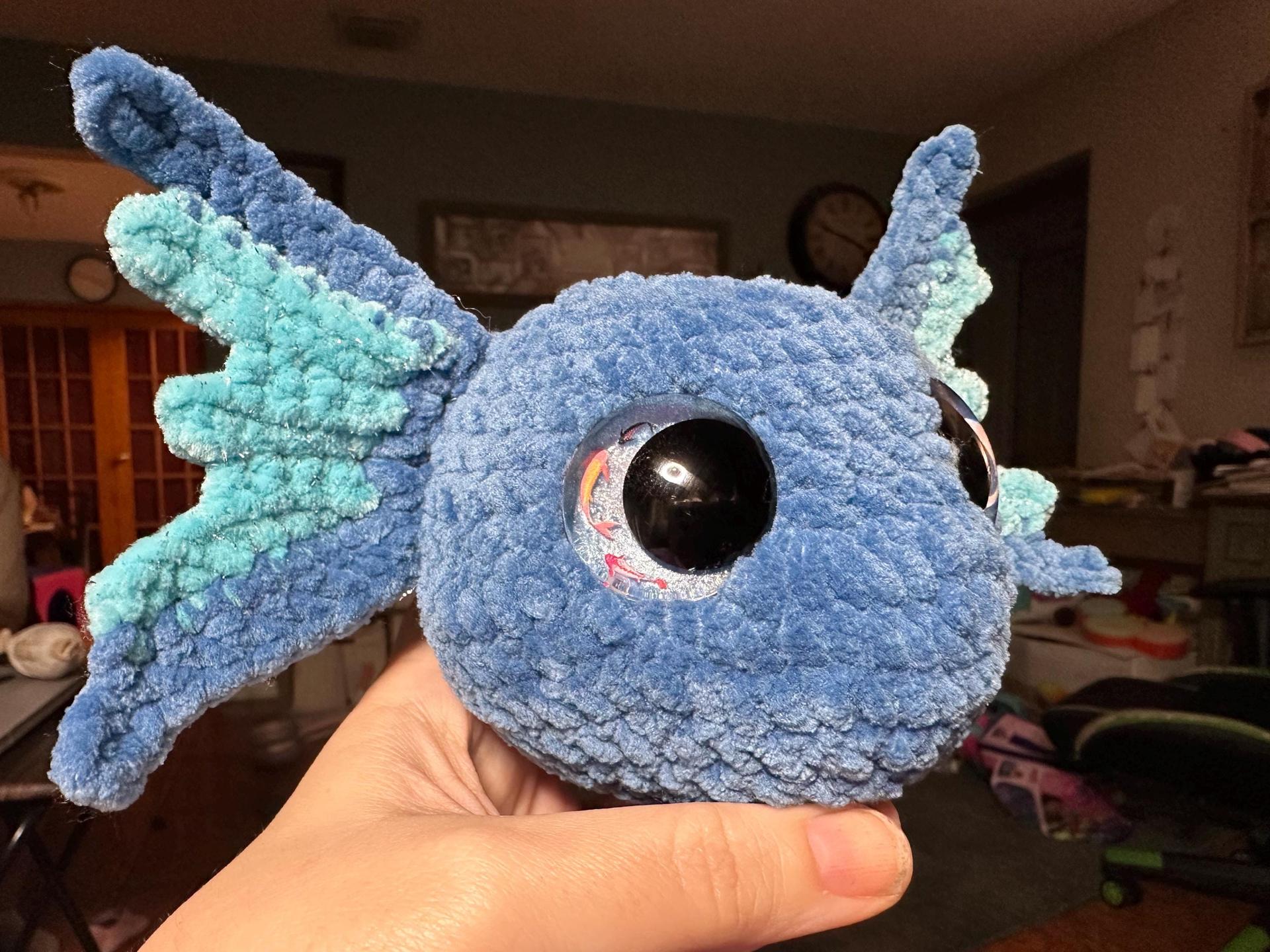 Hand-Painted Koi Fish Safety Eyes | Amigurumi Plush, Resin Pond Effect thumbnail 6