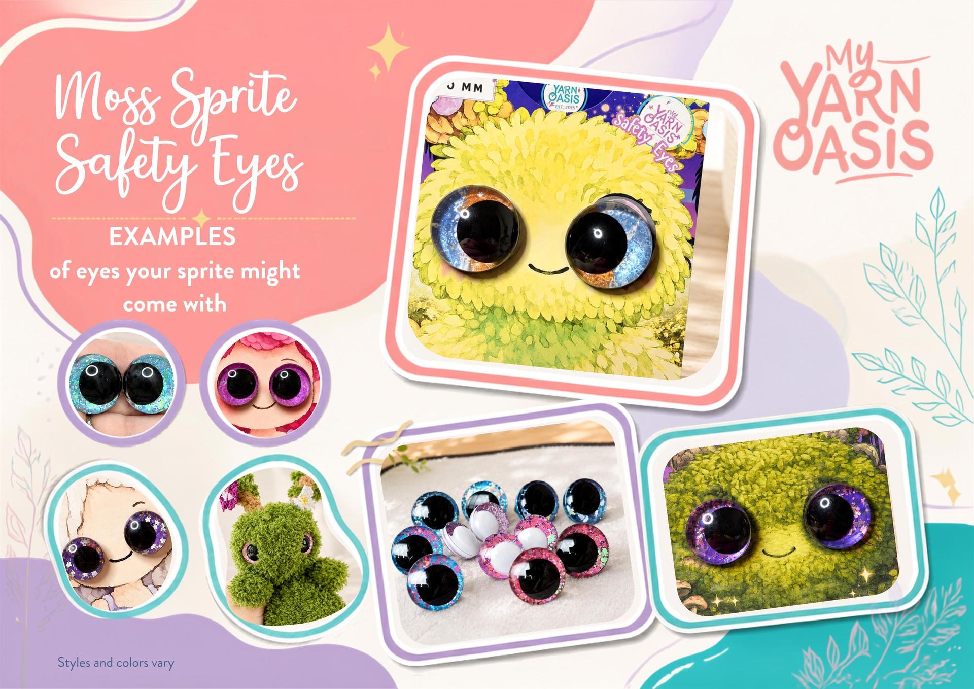 Crochet Moss Sprite Plush: Fuzzy Green Forest Guardian thumbnail 3