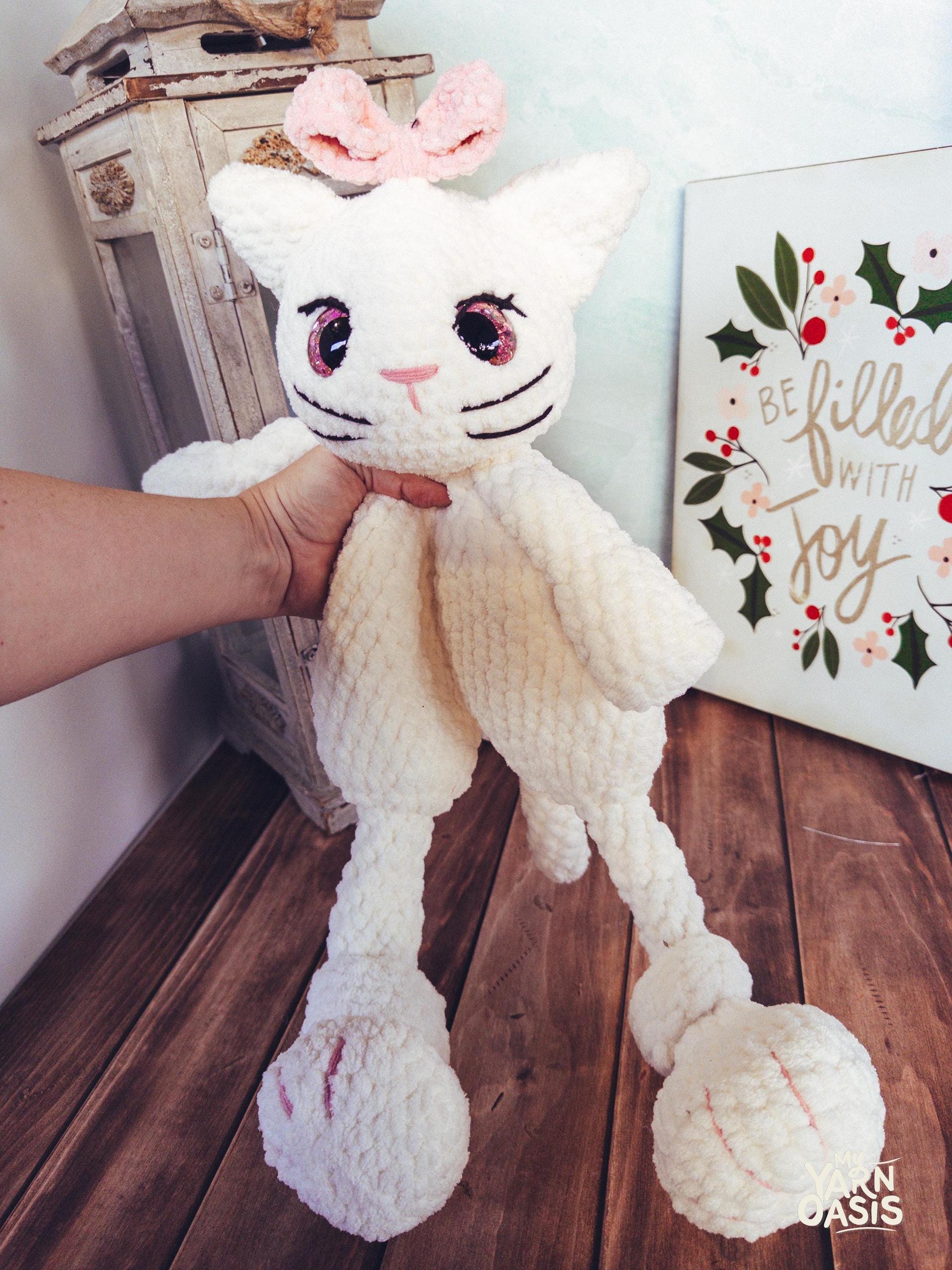 Crochet Kitty Snuggler 100% Handmade Cat Toy for Humans thumbnail 7
