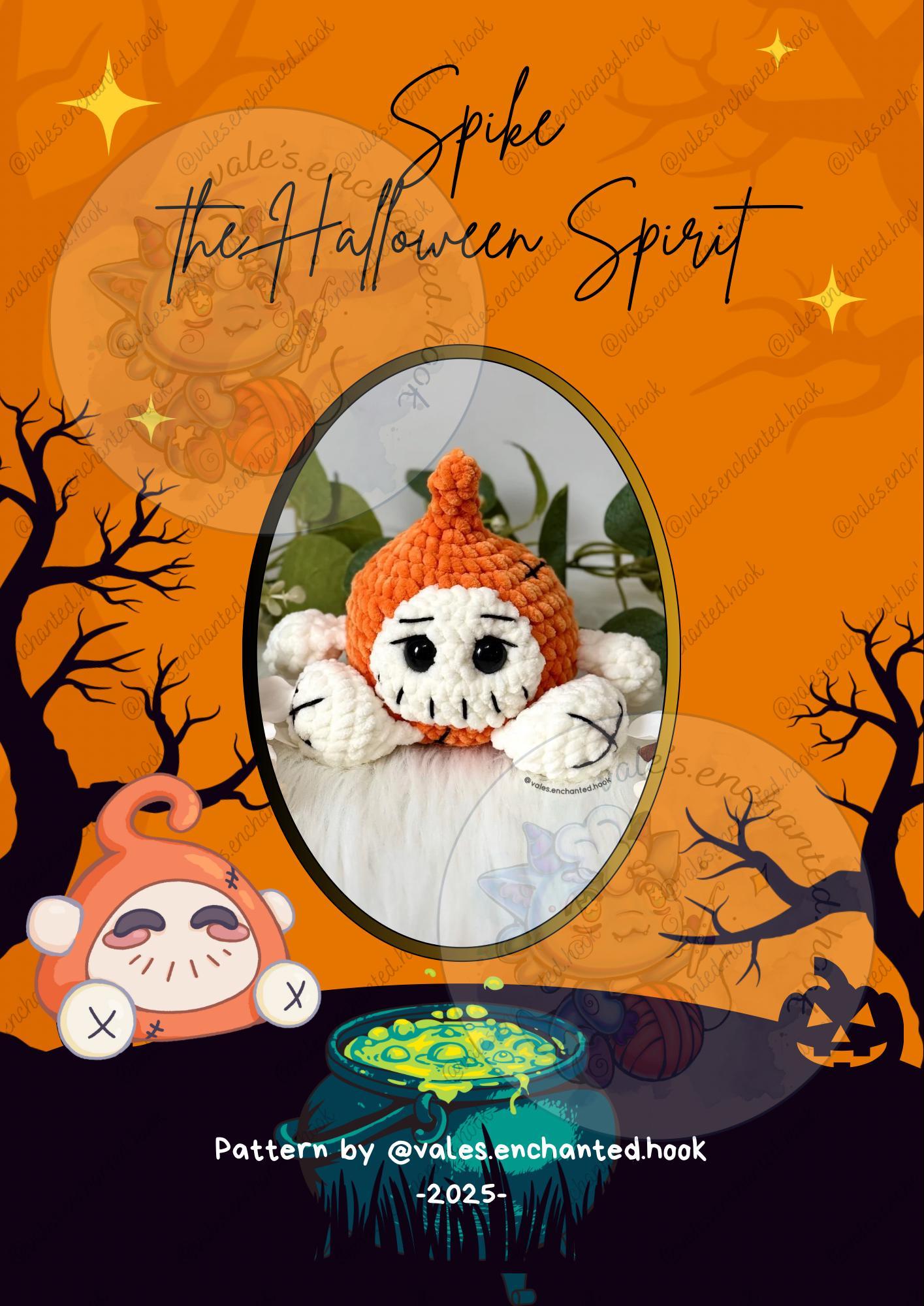 Spike the Halloween Spirit-Amigurumi Pattern