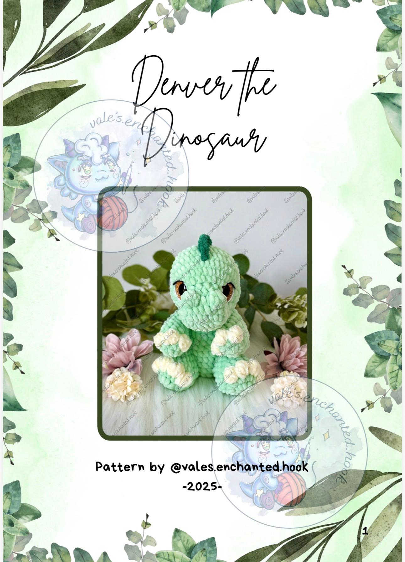 Denver the Dinosaur-Amigurumi Pattern