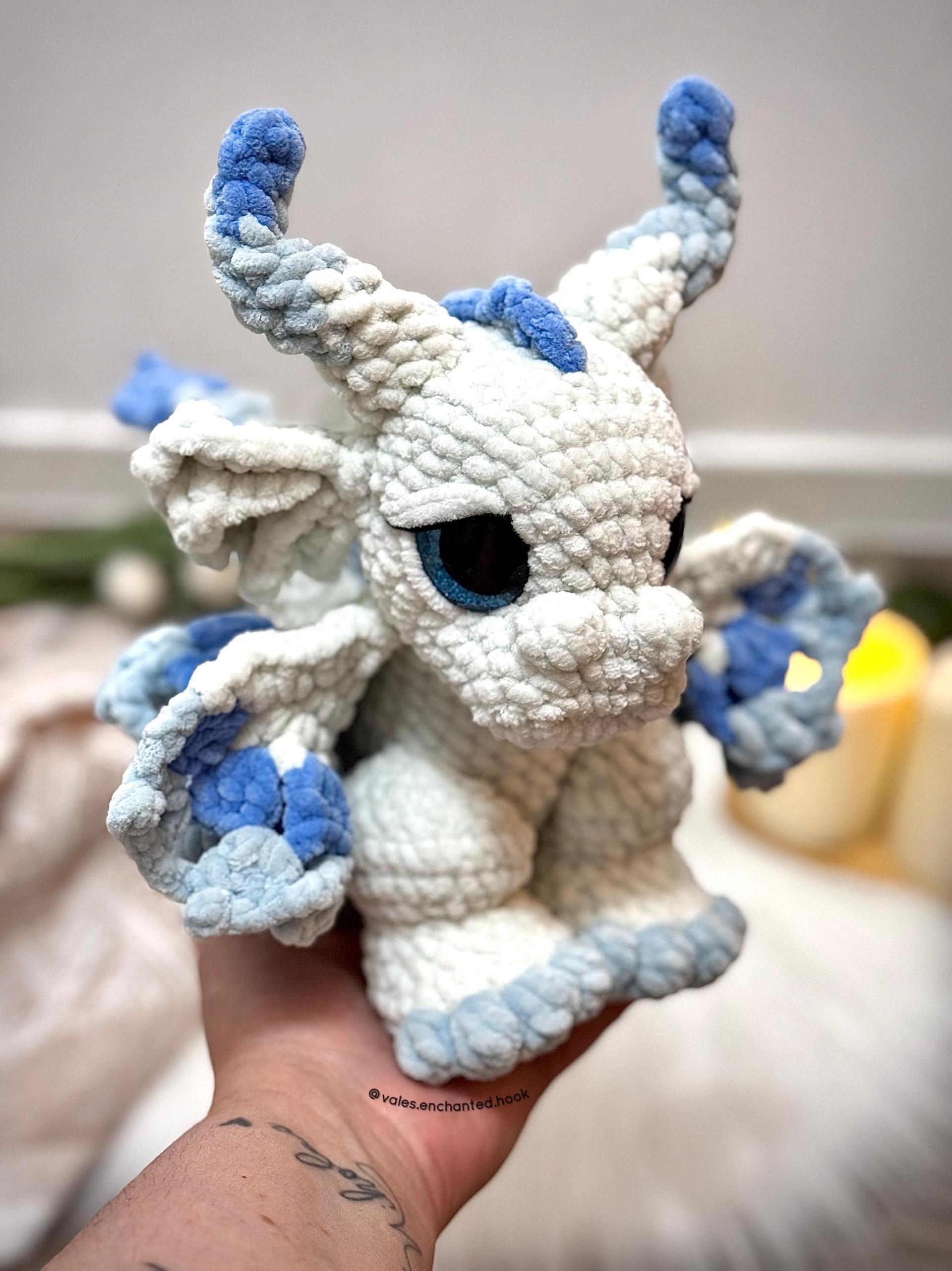 Eira the Ice Dragon-Amigurumi Pattern thumbnail 2