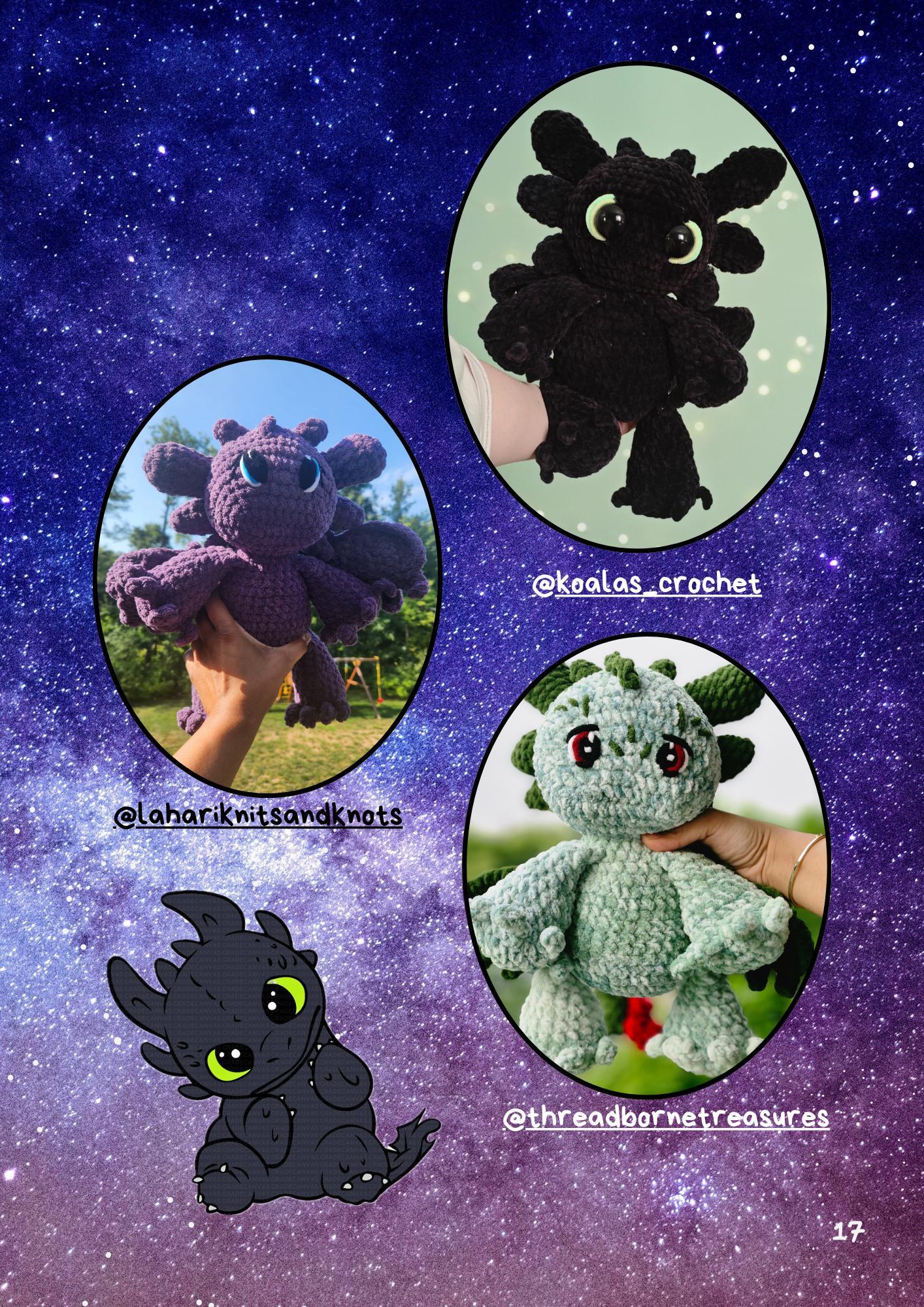 Night & Light Dragons-Amigurumi Pattern thumbnail 6
