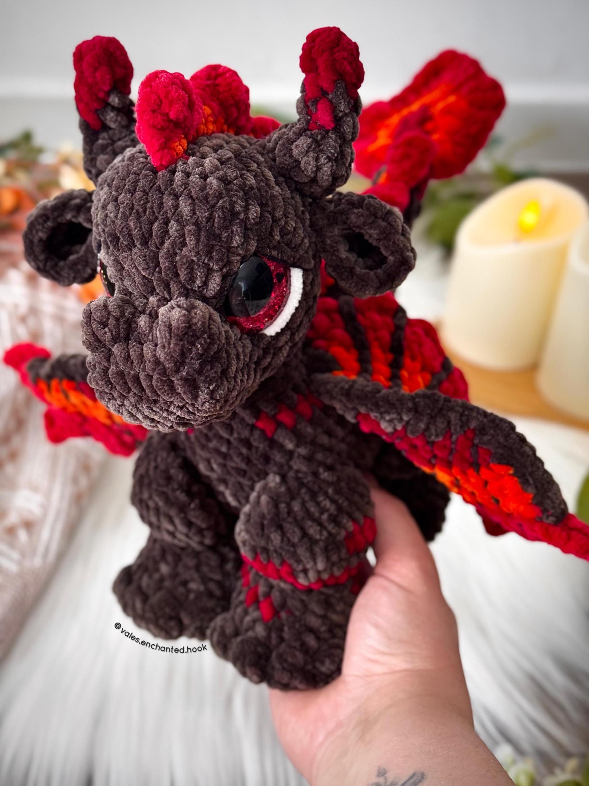 Blaze the Lava Dragon-Amigurumi Pattern thumbnail 4