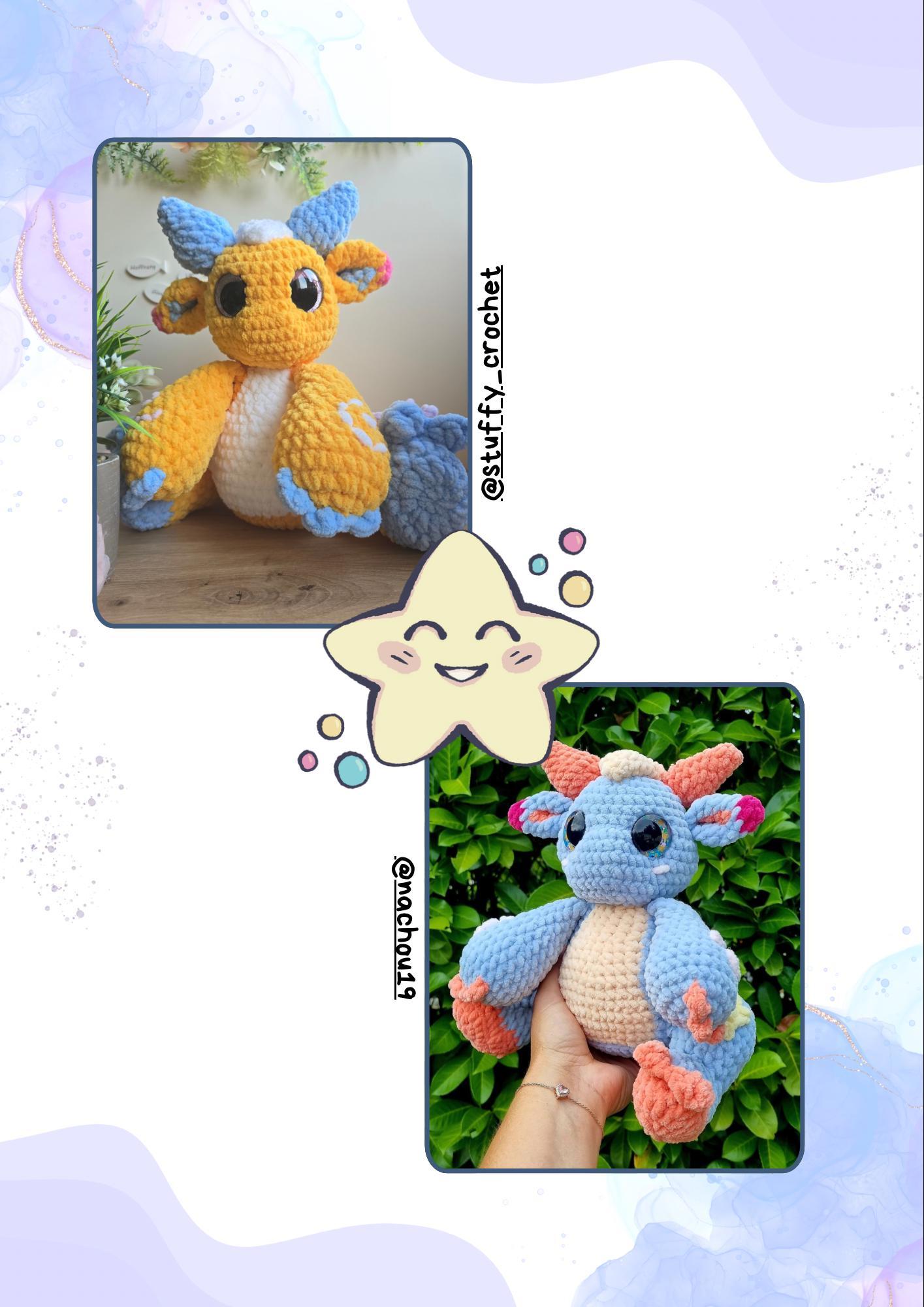 Lumi The Enchanted Dragon-Amigurumi Pattern thumbnail 6