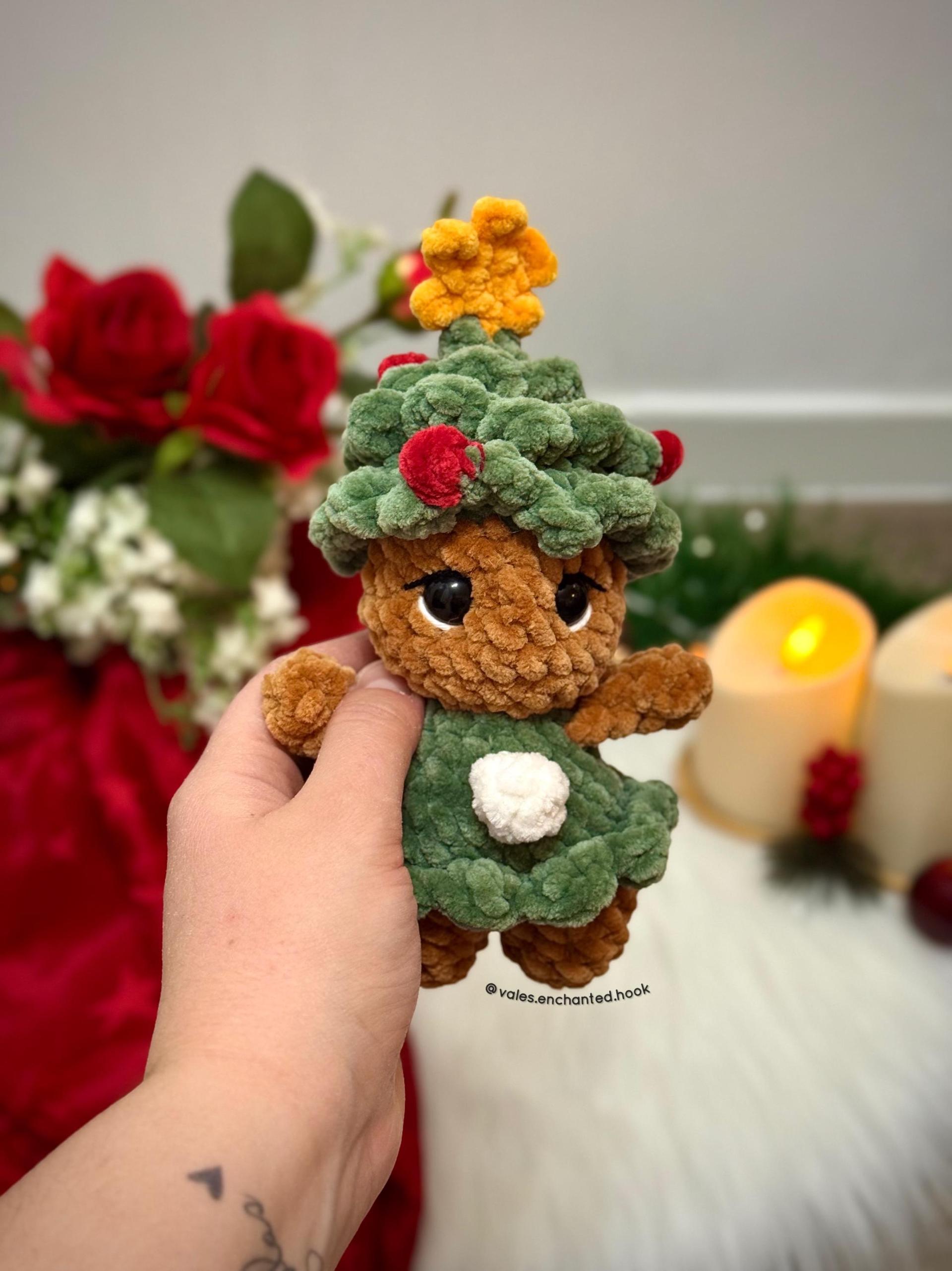 Tracy The Gingerbread Girl-Amigurumi Pattern thumbnail 4