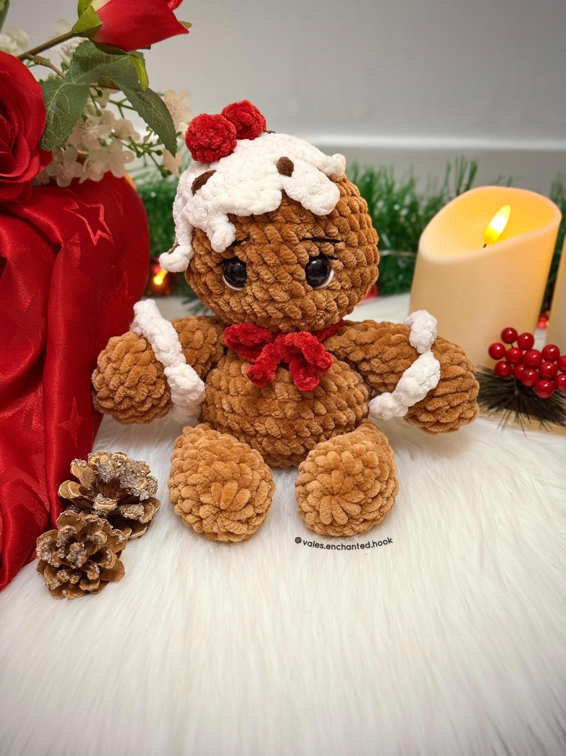 Benny the Gingerbread Man-Amigurumi Pattern thumbnail 3