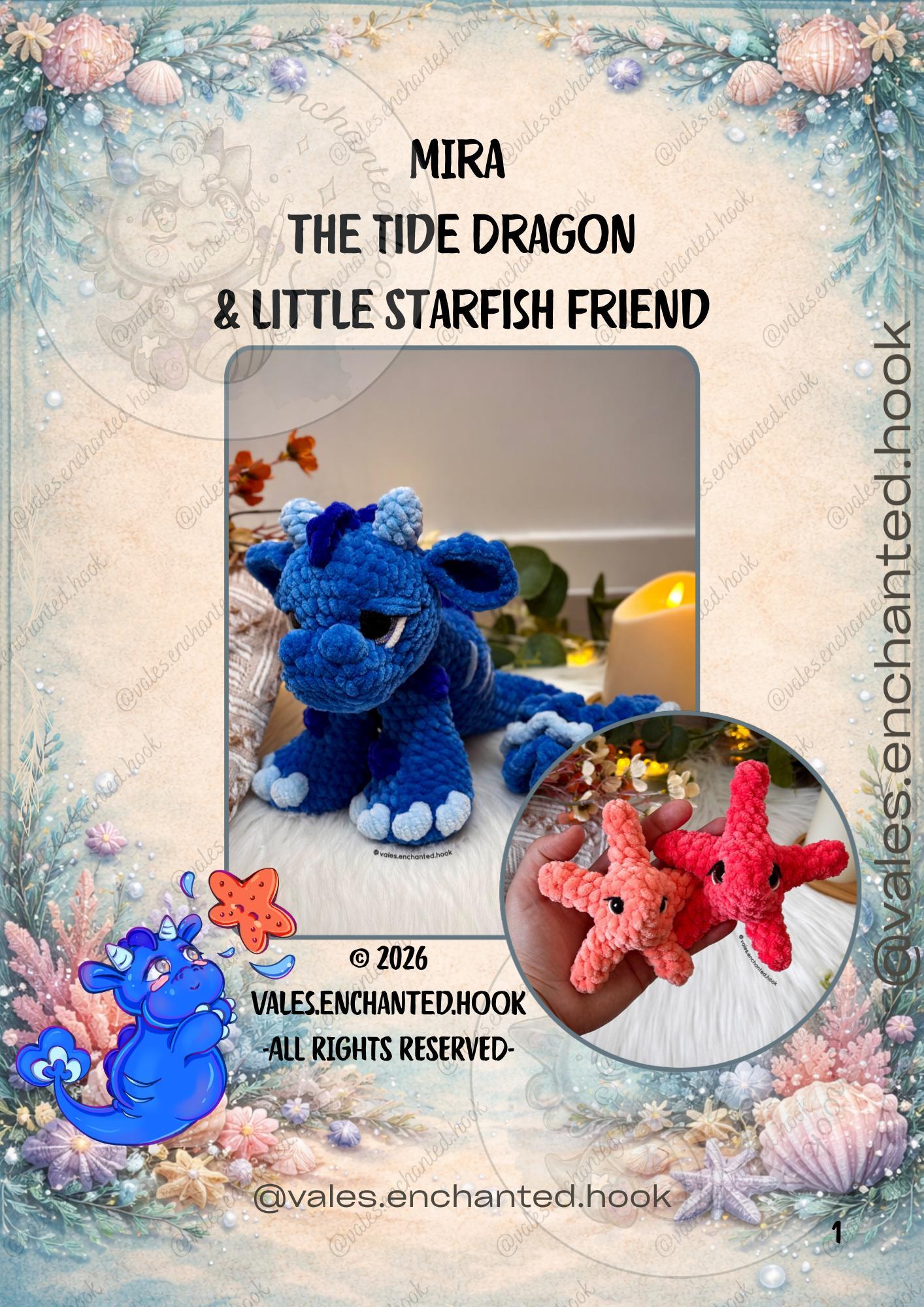 Mira the Tide Dragon-Amigurumi Pattern