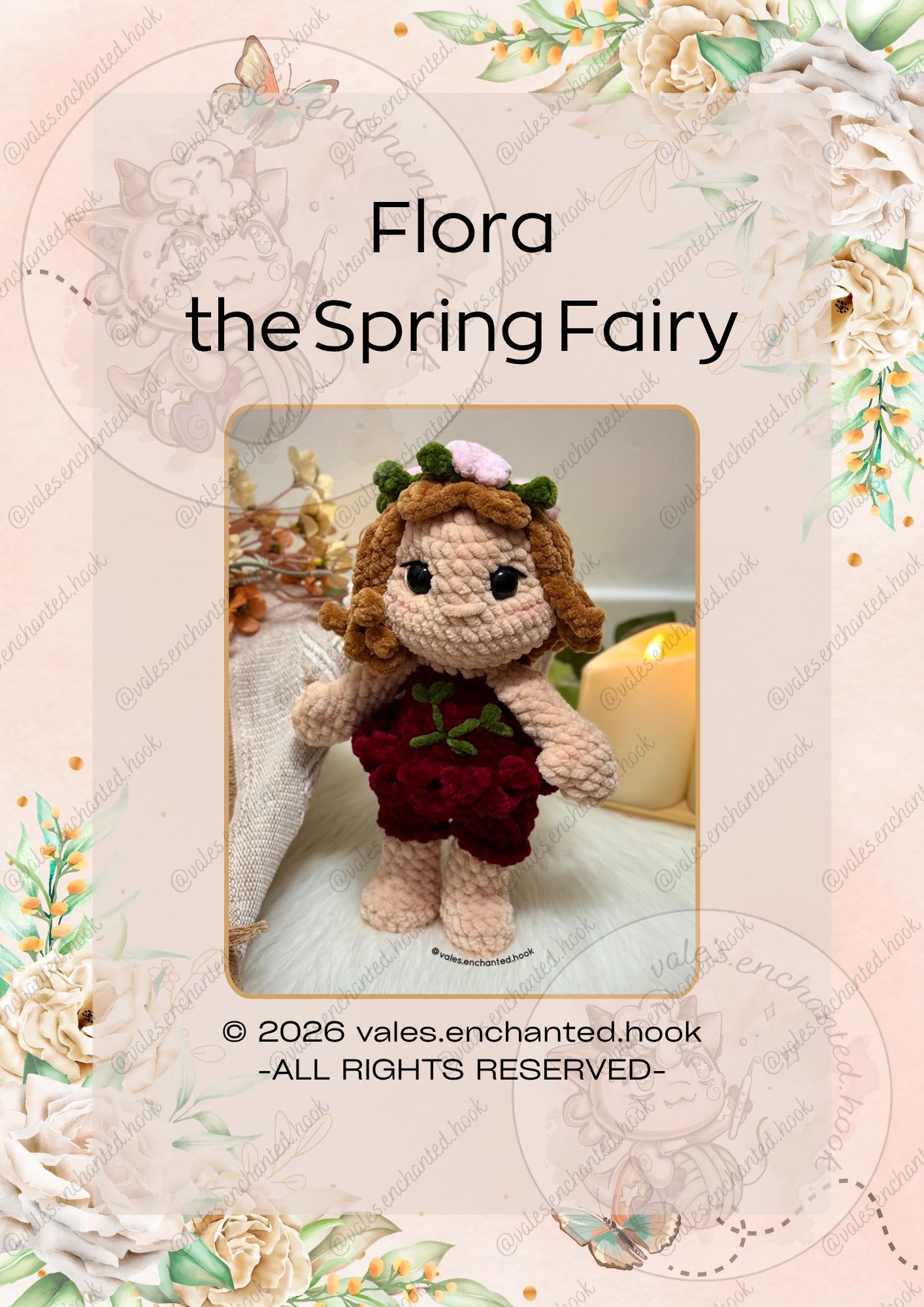 Flora the Spring Fairy-Amigurumi Pattern