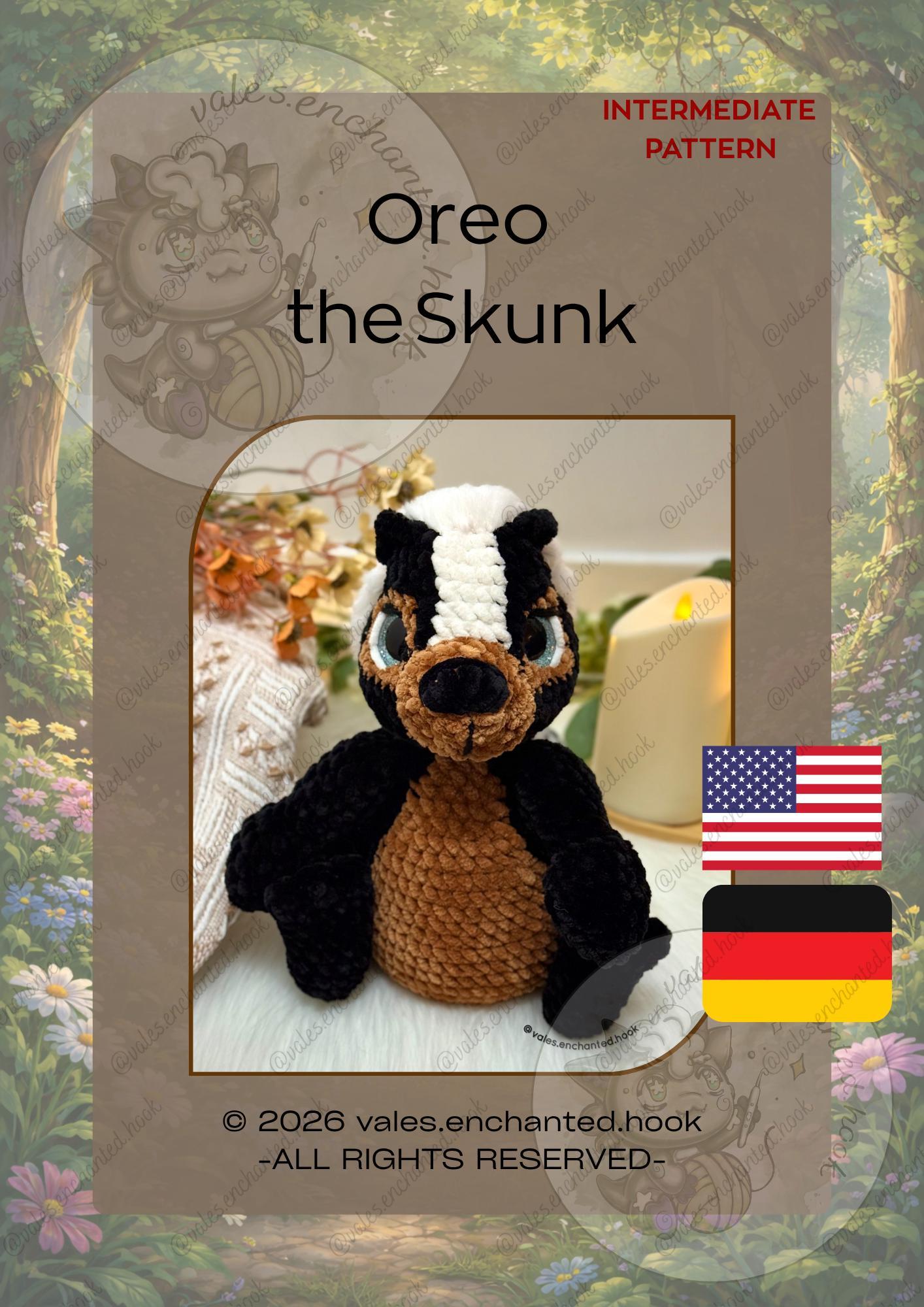 Oreo the Skunk-Amigurumi Pattern