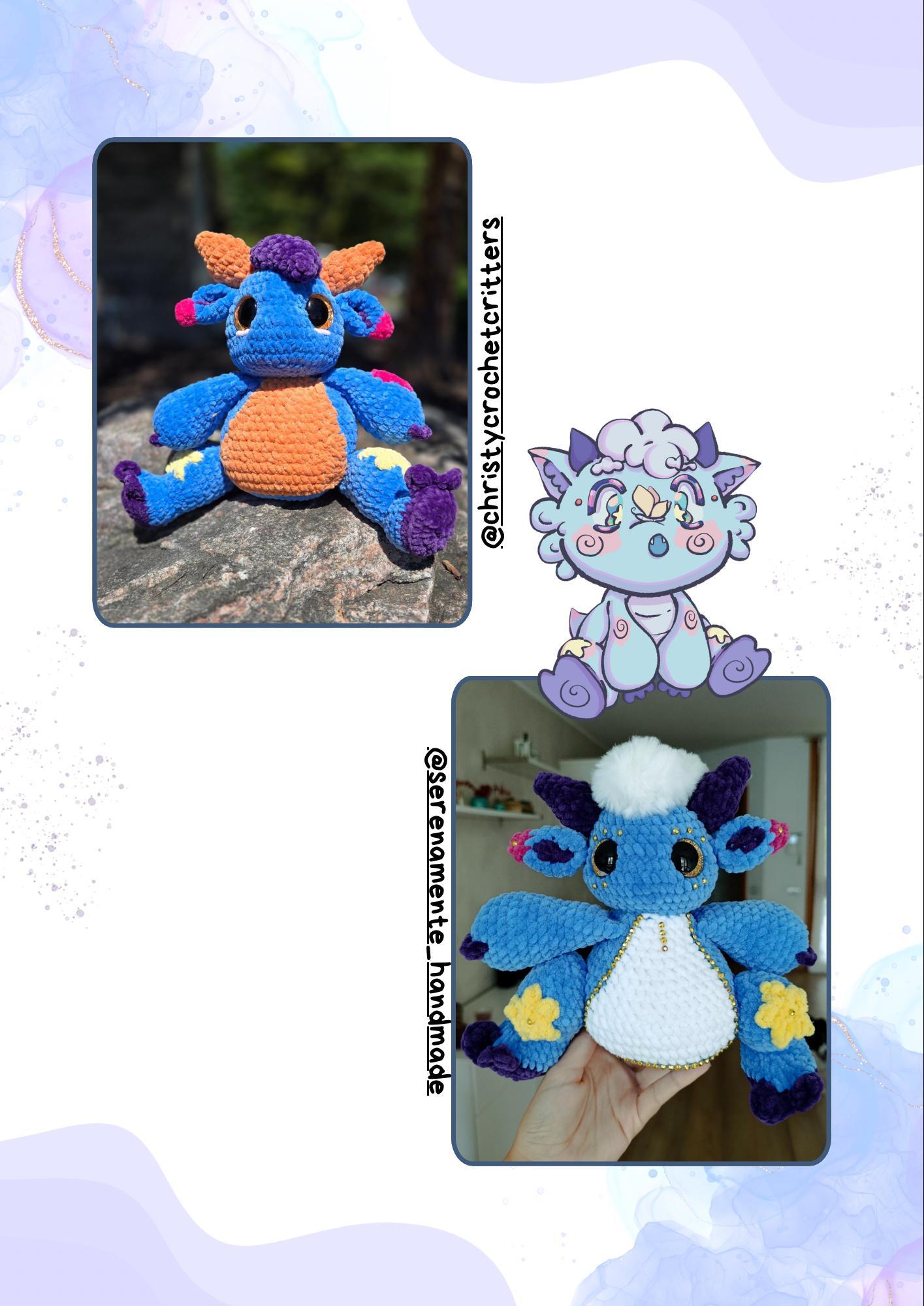 Lumi The Enchanted Dragon-Amigurumi Pattern thumbnail 7