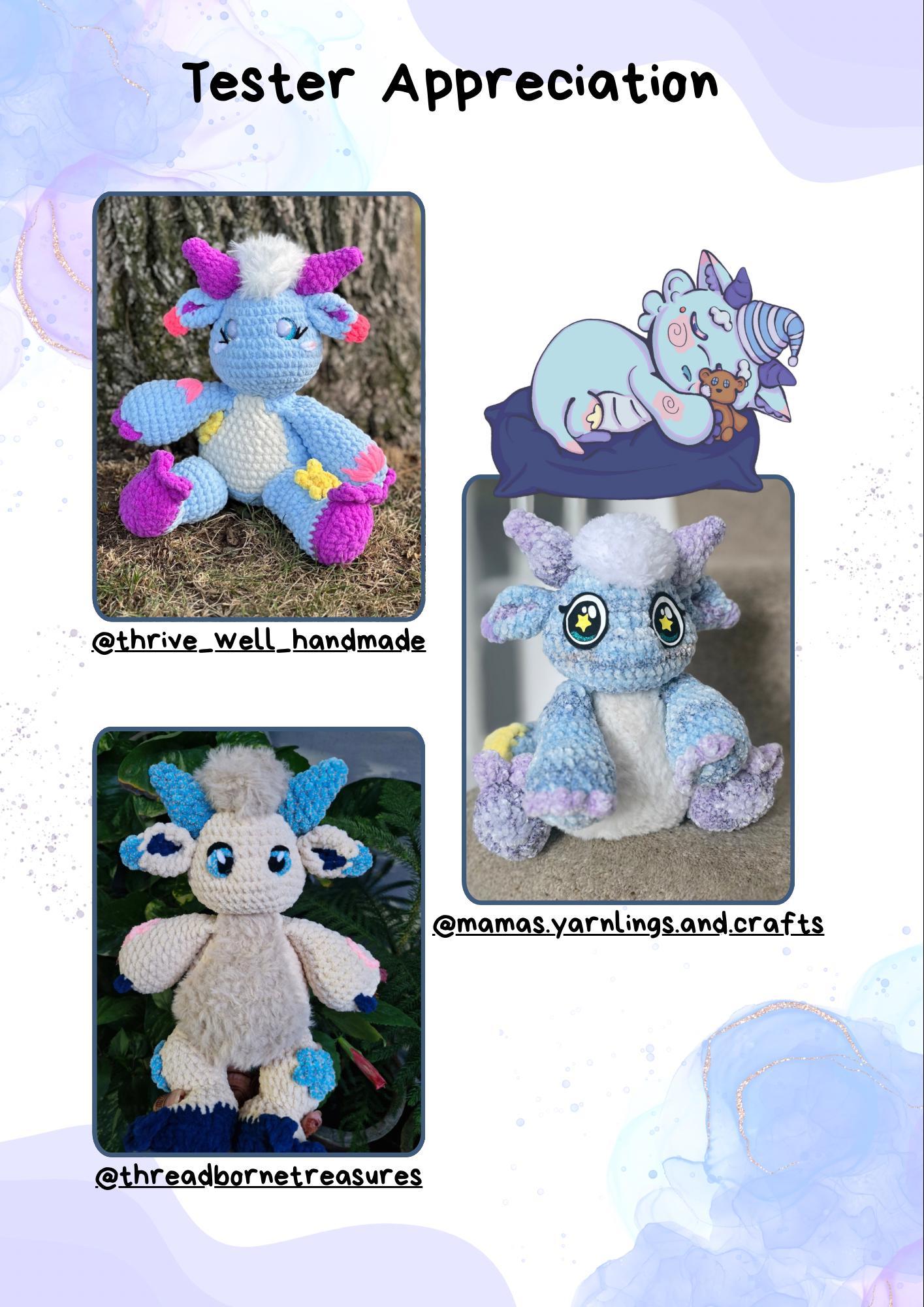 Lumi The Enchanted Dragon-Amigurumi Pattern thumbnail 5