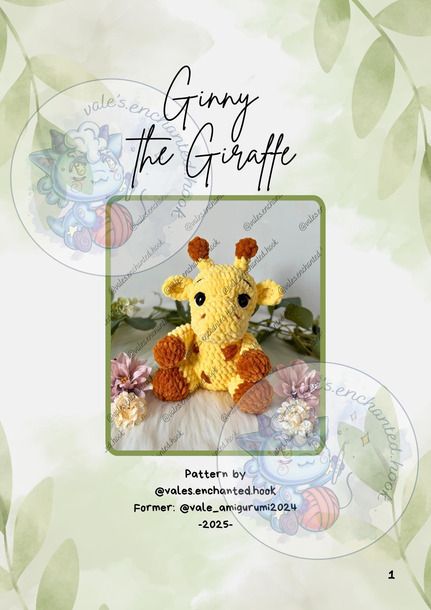 Ginny the Giraffe-Amigurumi Pattern