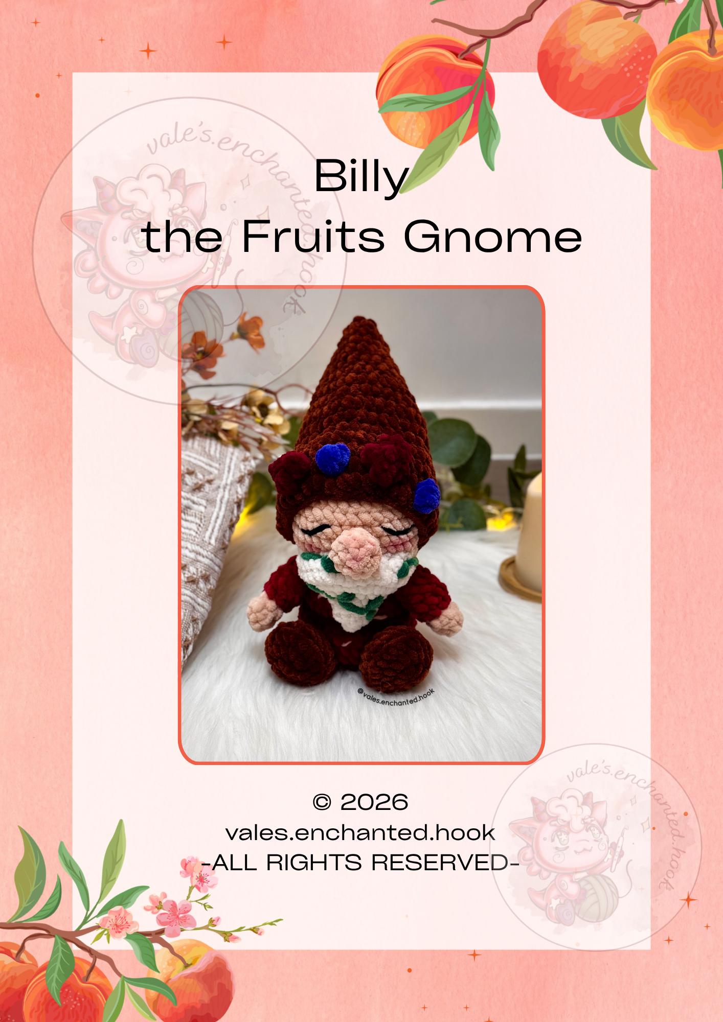 Billy the Fruit Gnome-Amigurumi Pattern