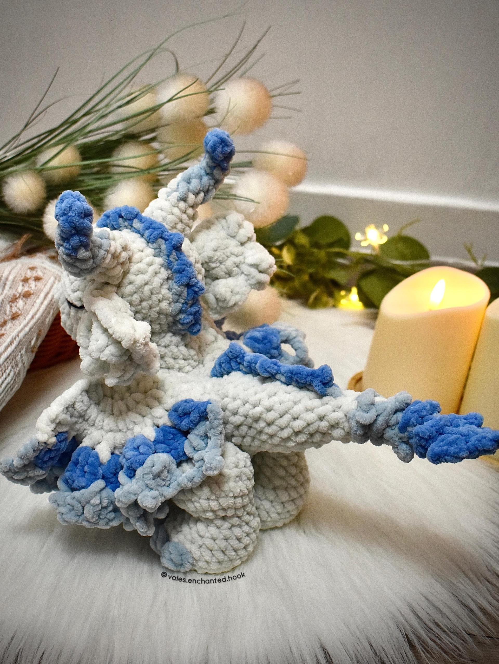 BUNDLE-Blaze the Lava Dragon & Eira the Ice Dragon-Amigurumi Patterns thumbnail 7
