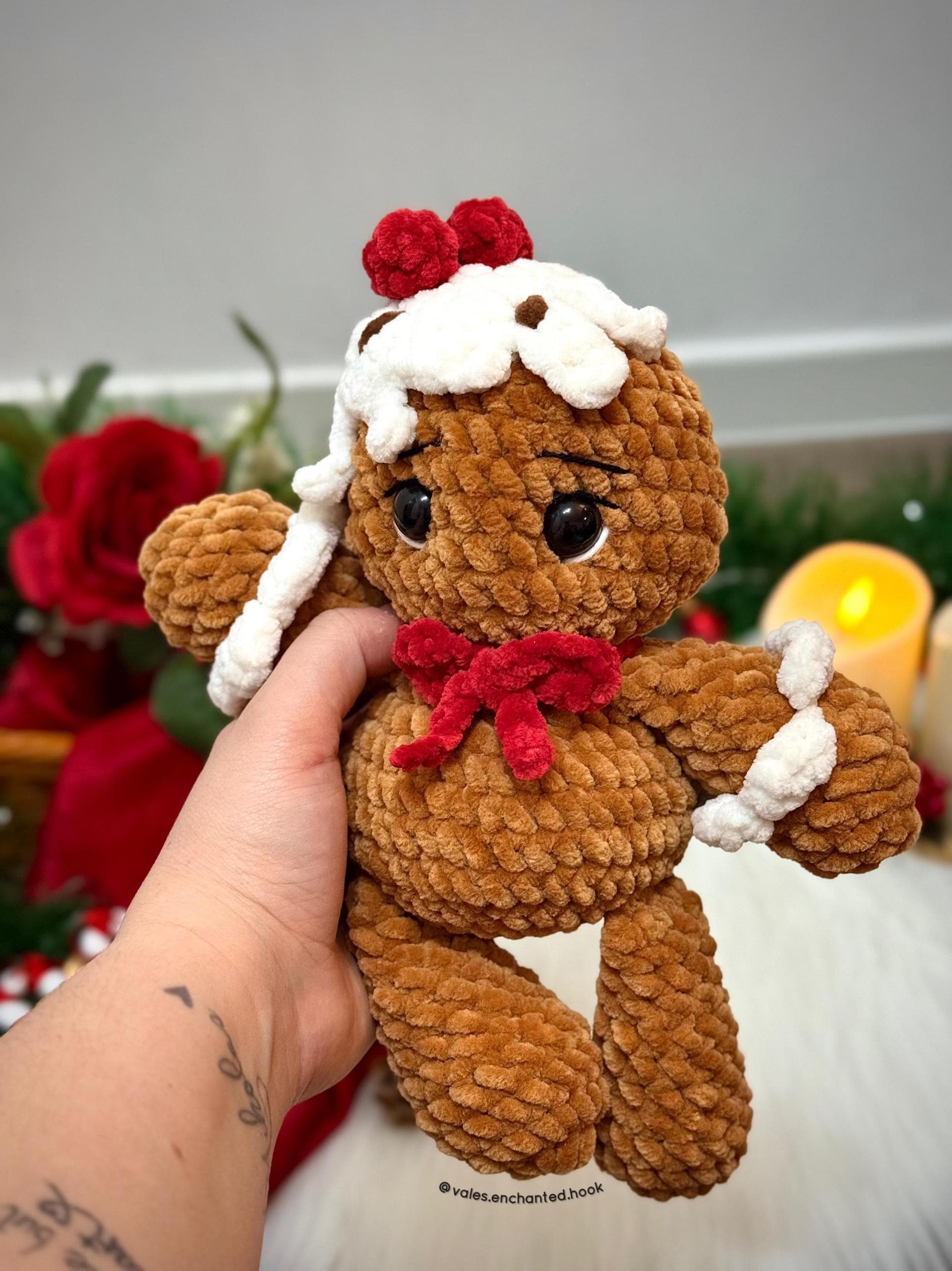 Benny the Gingerbread Man-Amigurumi Pattern thumbnail 4