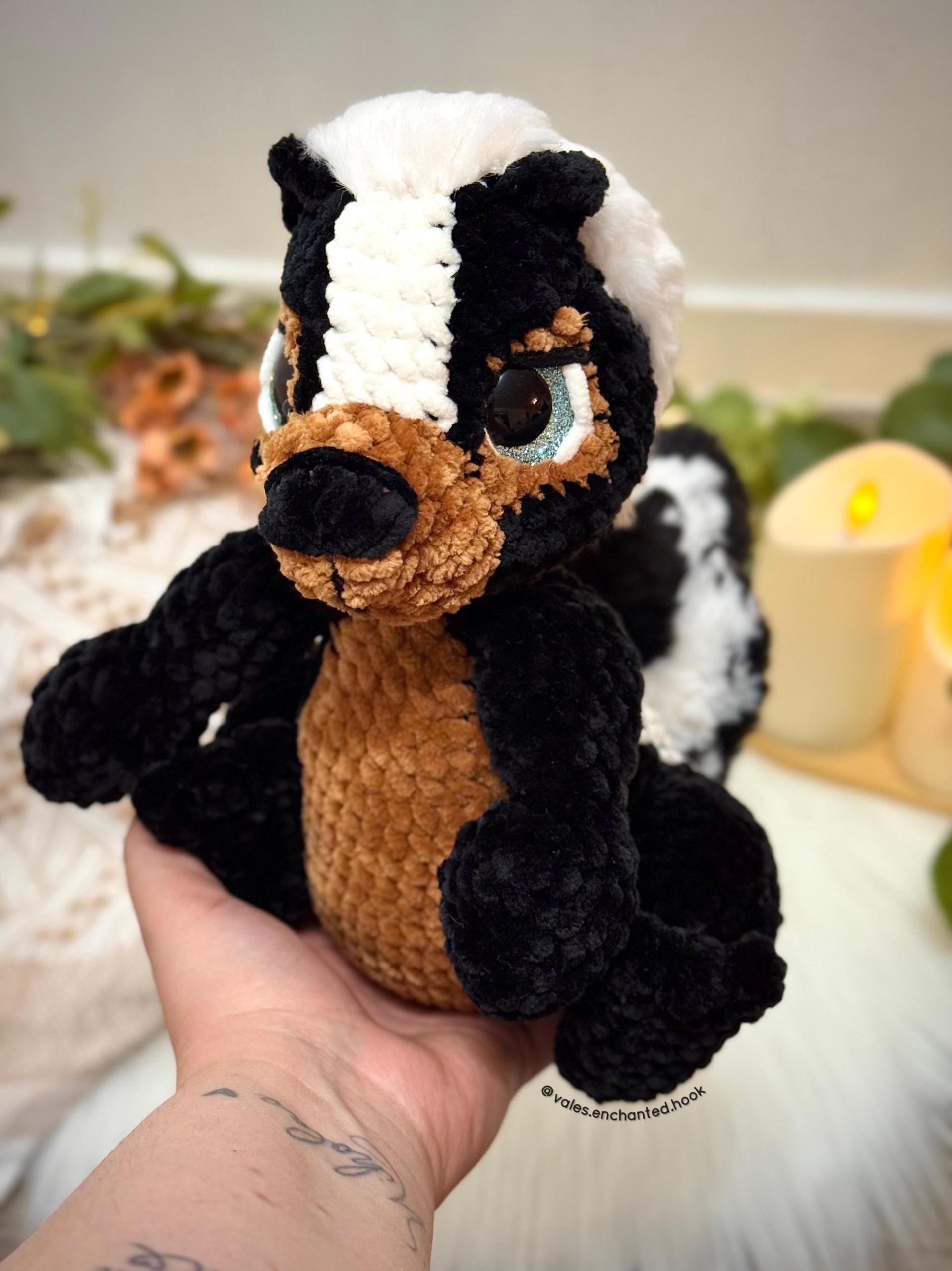 Oreo the Skunk-Amigurumi Pattern thumbnail 2