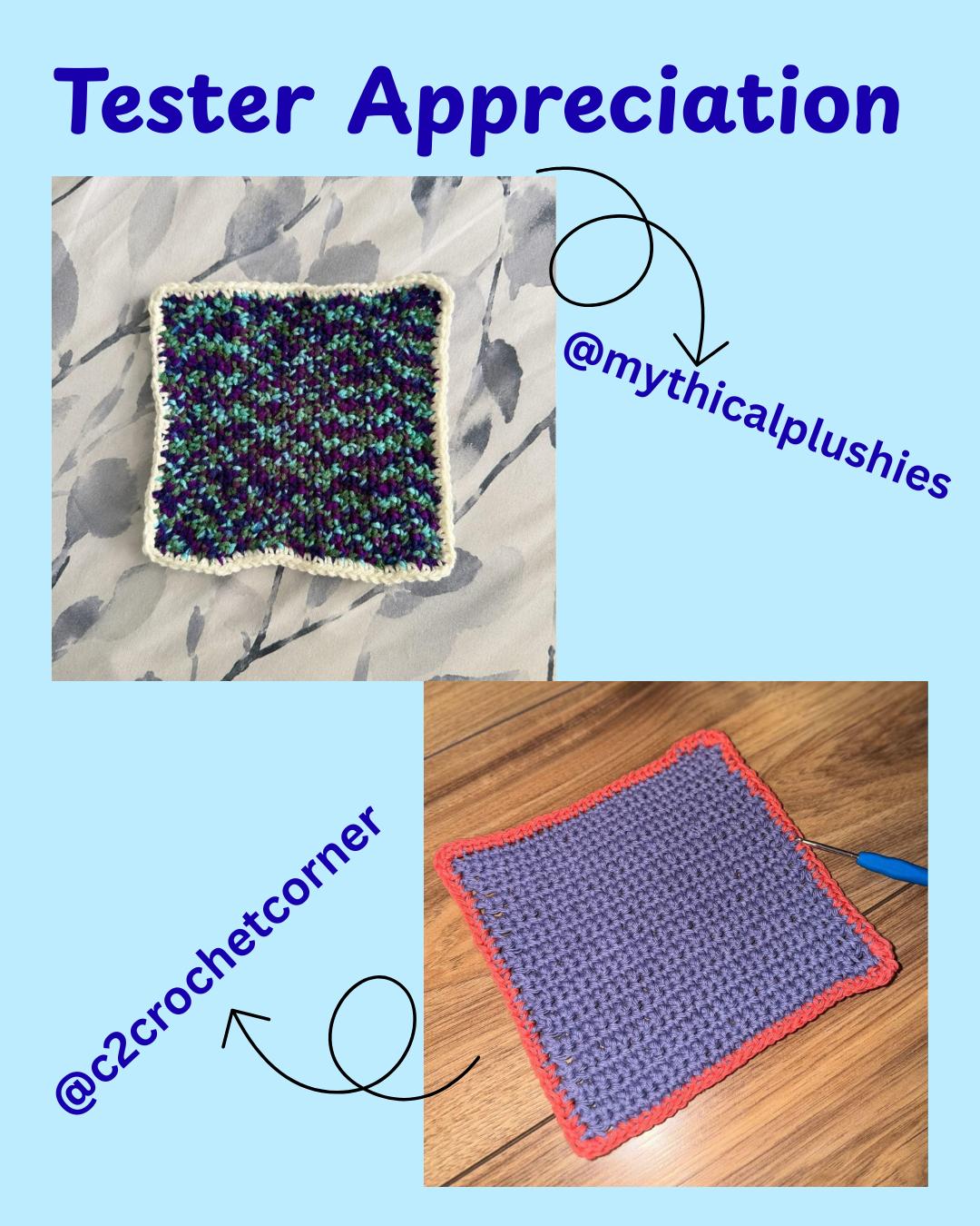Clover Coast Washcloth Free Pattern thumbnail 5