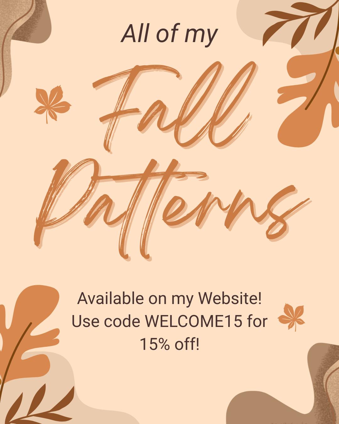 Fall Pattern Bundle!