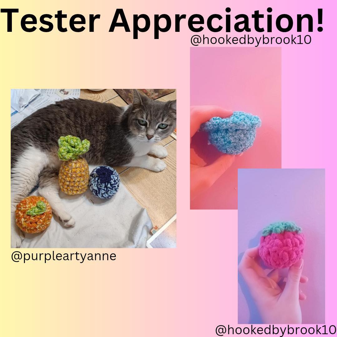 Amigurumi Fruit Pattern Bundle | 6-in-1 Crochet Pin Cushions | Instant Download PDF thumbnail 3