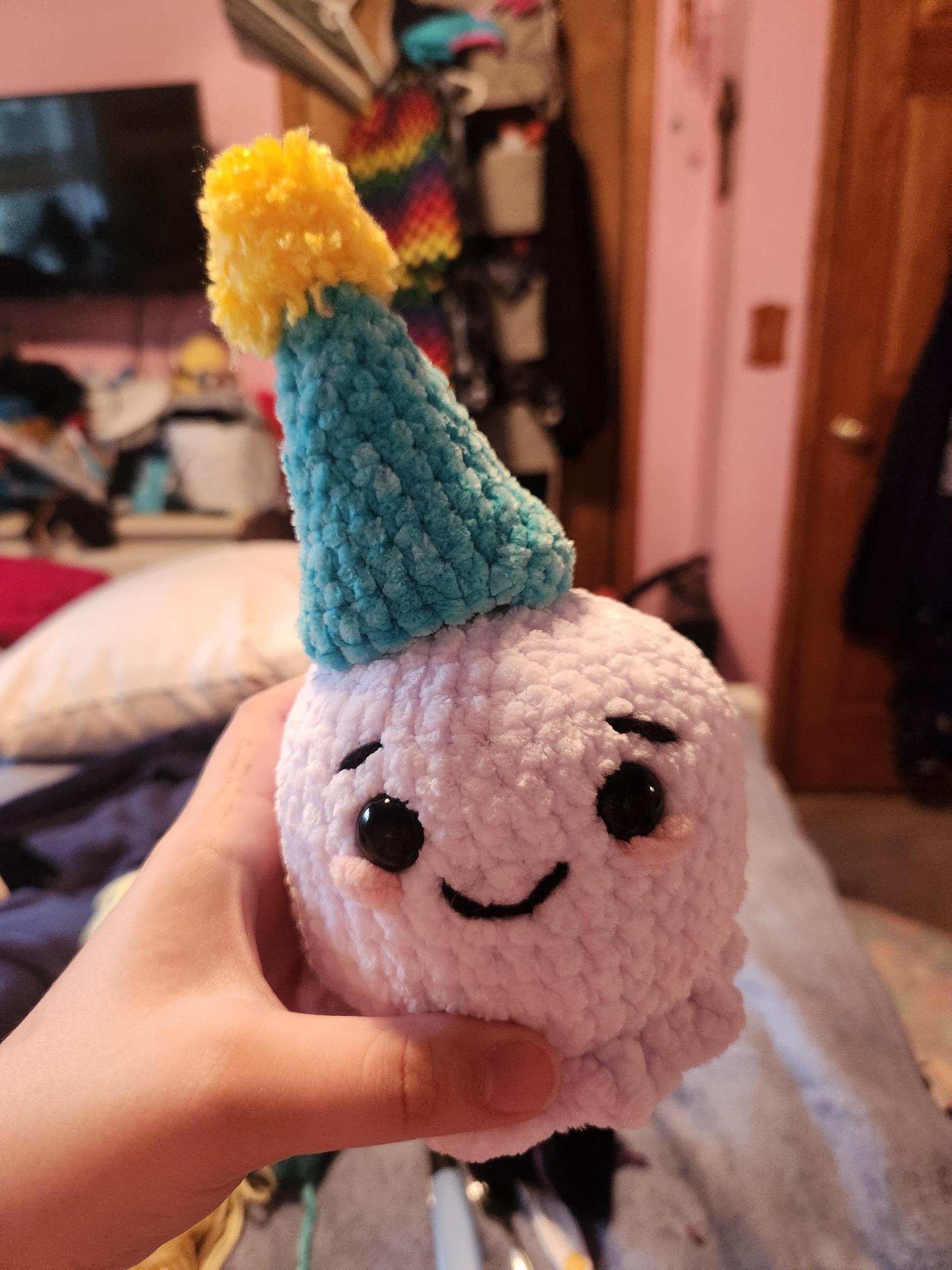 Ghost Hat Bundle Crochet Pattern | Add-On Hats for No Sew Ghost Amigurumi PDF thumbnail 3