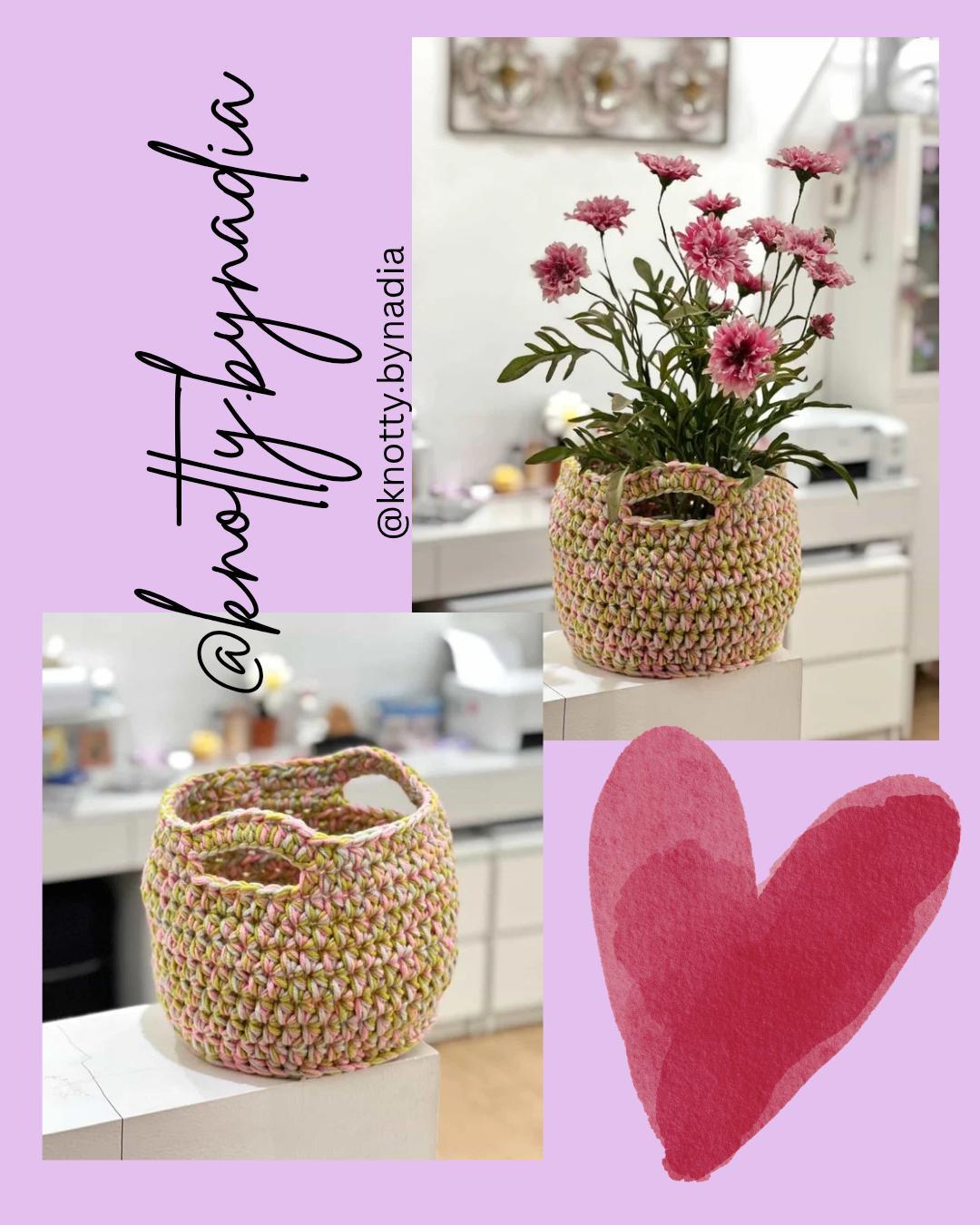 Patchwork Nesting Baskets PDF crochet pattern ONLY thumbnail 6