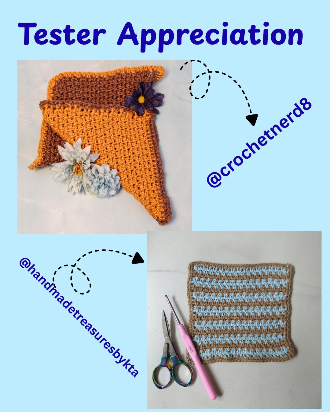 Clover Coast Washcloth Free Pattern thumbnail 4