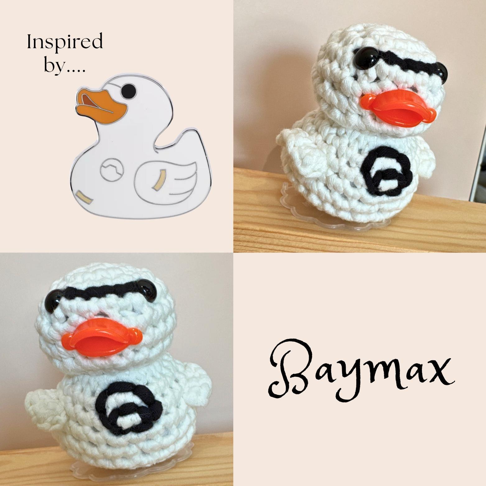 Disney Pin Inspired Crochet Duck Plush | Handmade Plushie | Character-Inspired Amigurumi (Made to Order) thumbnail 4