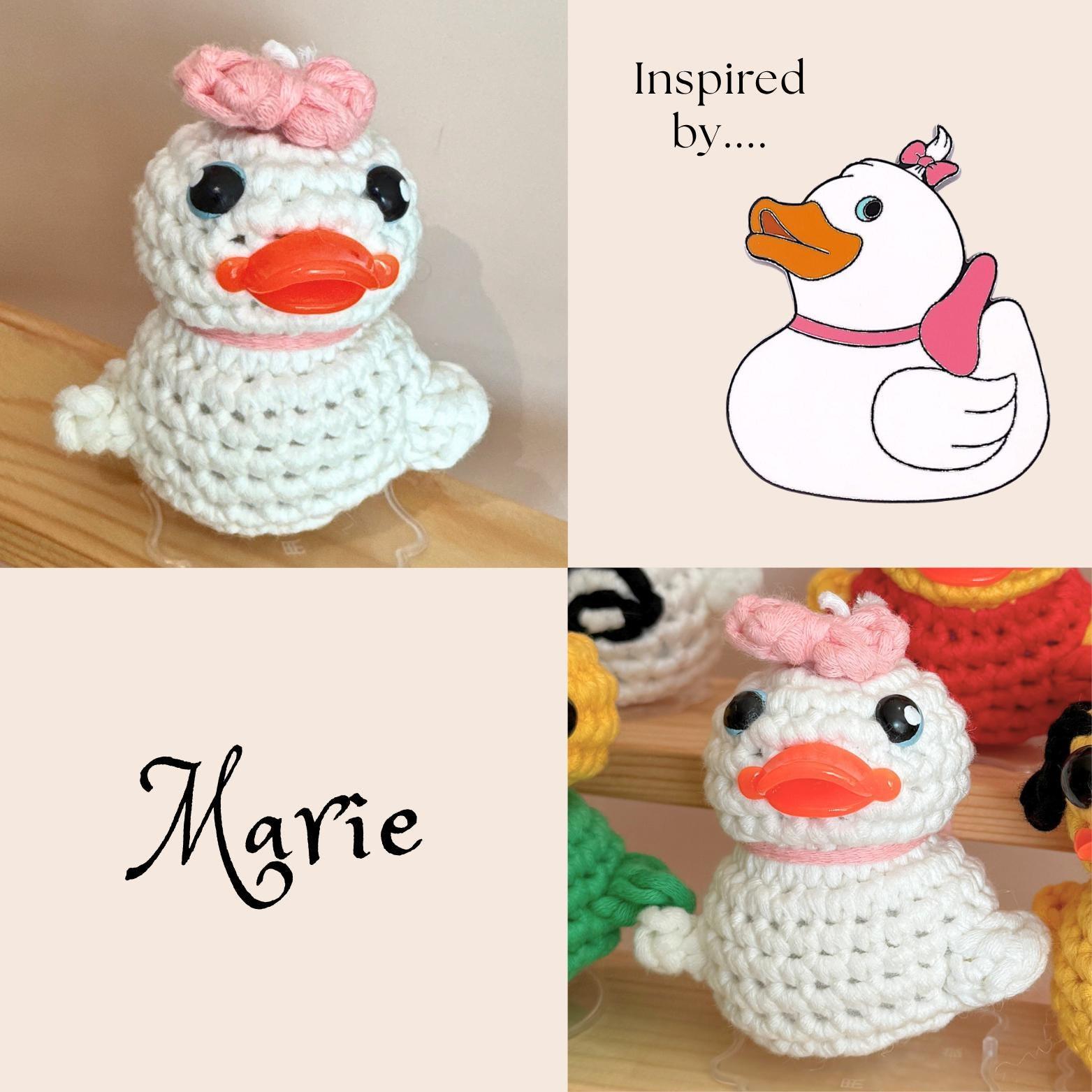 Disney Pin Inspired Crochet Duck Plush | Handmade Plushie | Character-Inspired Amigurumi (Made to Order) thumbnail 3