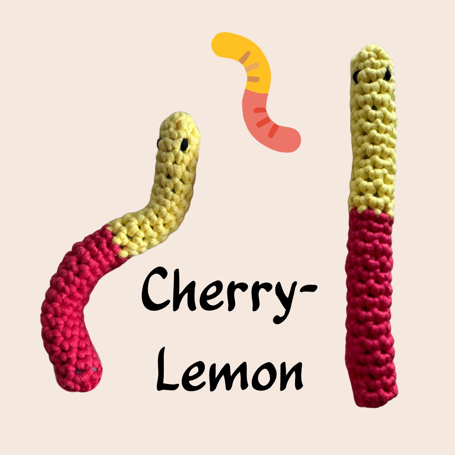 Crochet Gummy Worm Fidget Toy, Quiet Sensory Activity, Handmade, Kids Gift, Noiseless, Custom Colors thumbnail 3