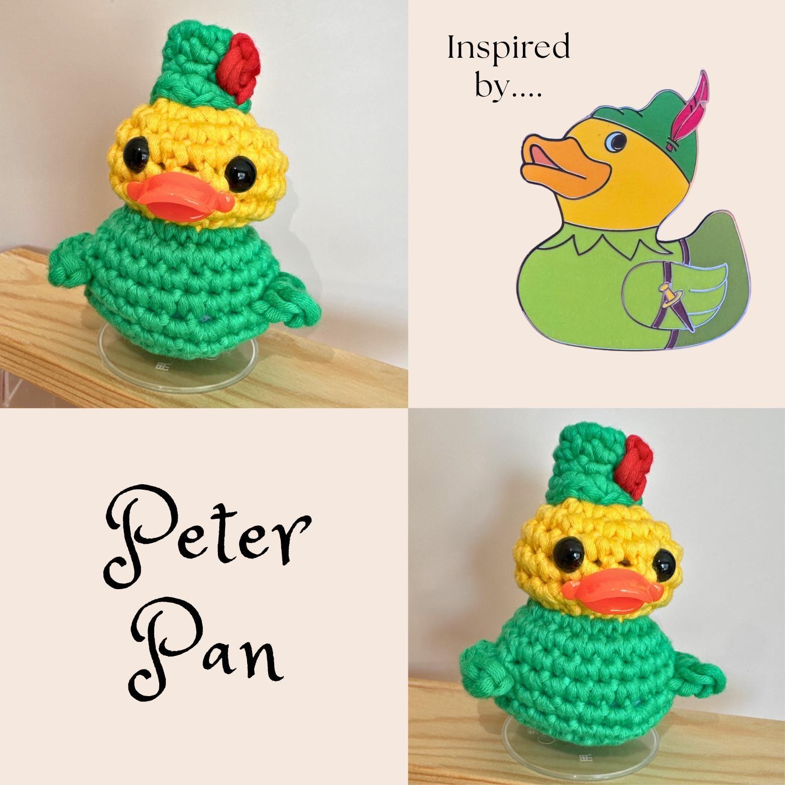 Disney Pin Inspired Crochet Duck Plush | Handmade Plushie | Character-Inspired Amigurumi (Made to Order) thumbnail 5