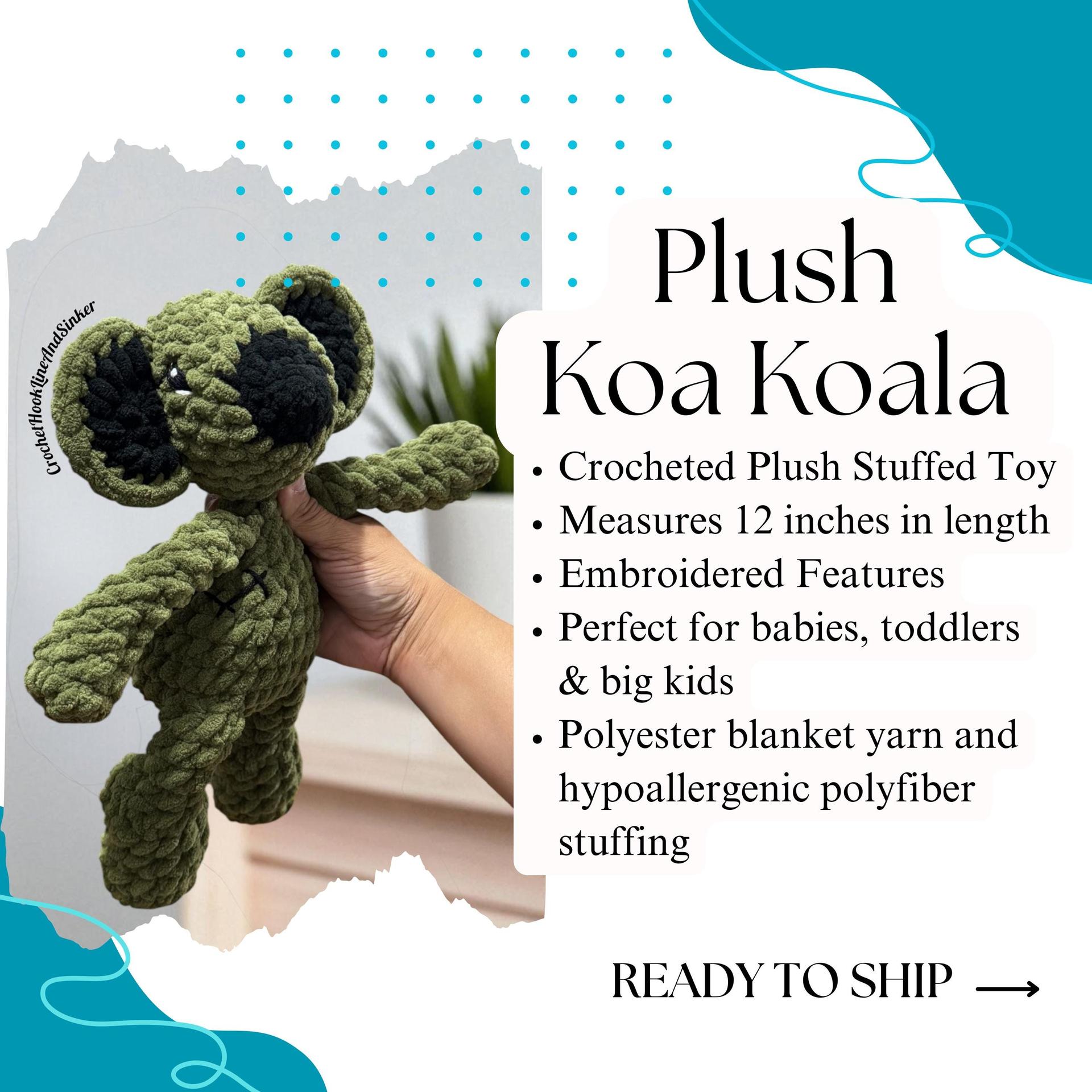 Koa Koala Zombie Plush Toy - READY TO SHIP
