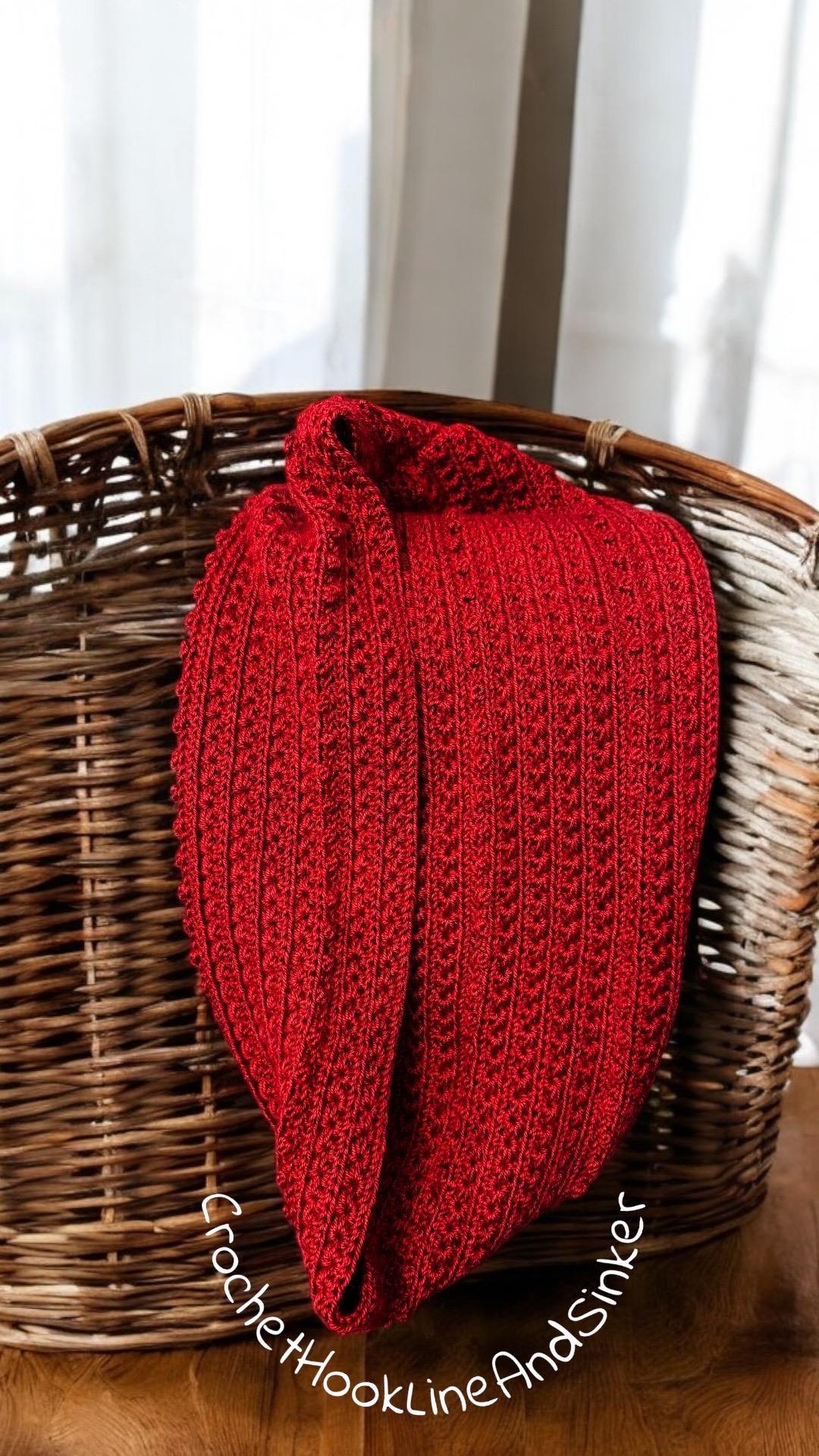 The Starberry Burst Infinity Scarf Crochet Pattern thumbnail 6