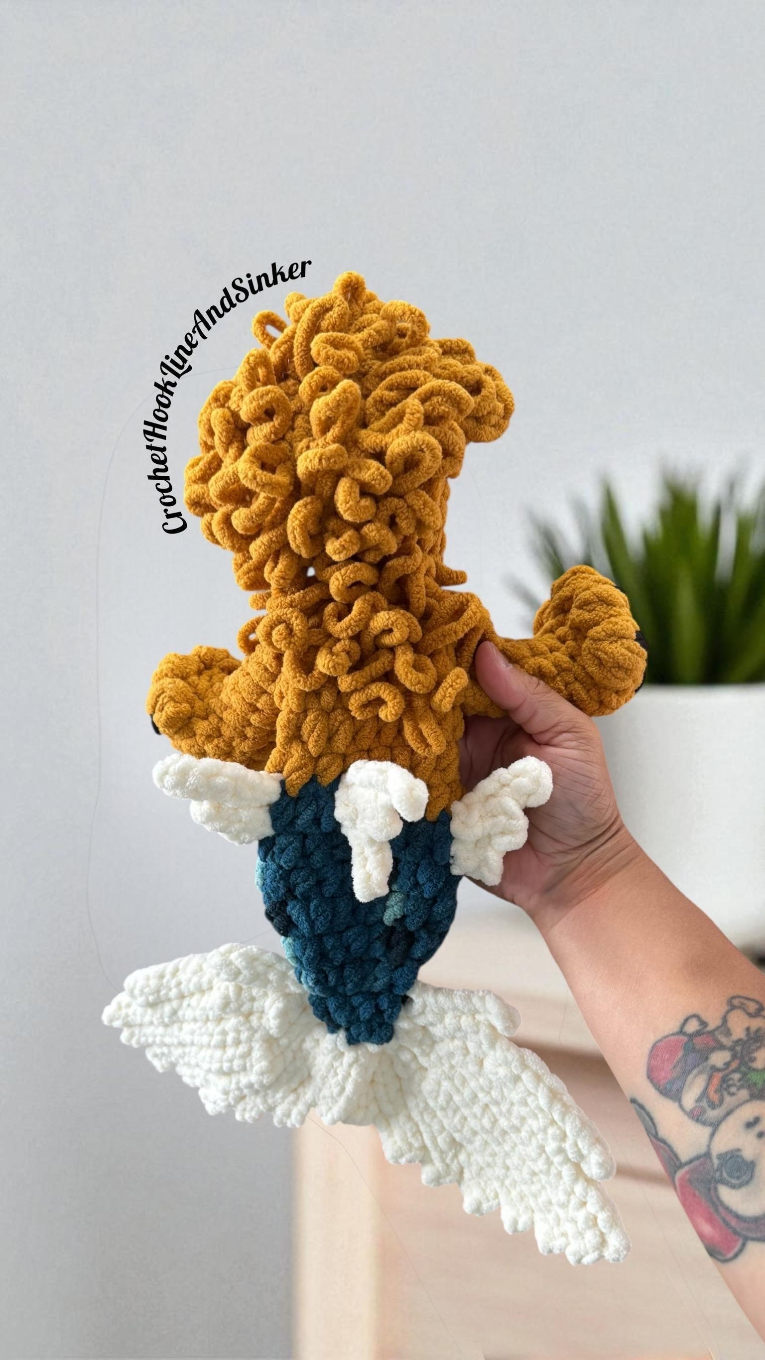 Leander the Merlion Snuggler Crochet Pattern thumbnail 7