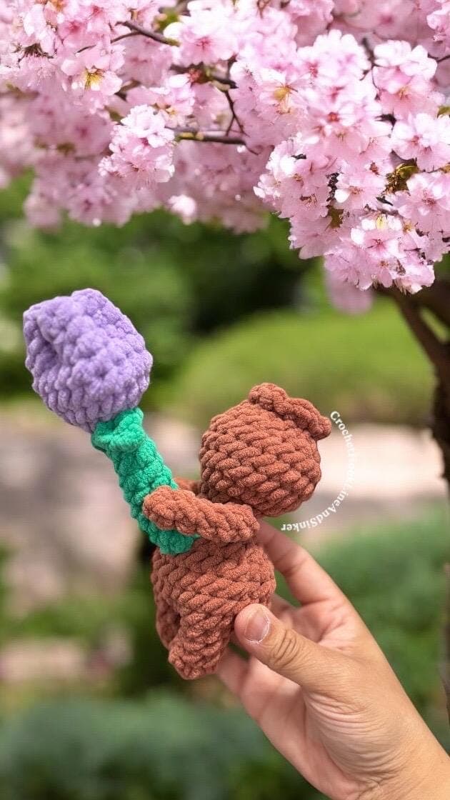 Mudd the Blooming Sprout Crochet Pattern thumbnail 3