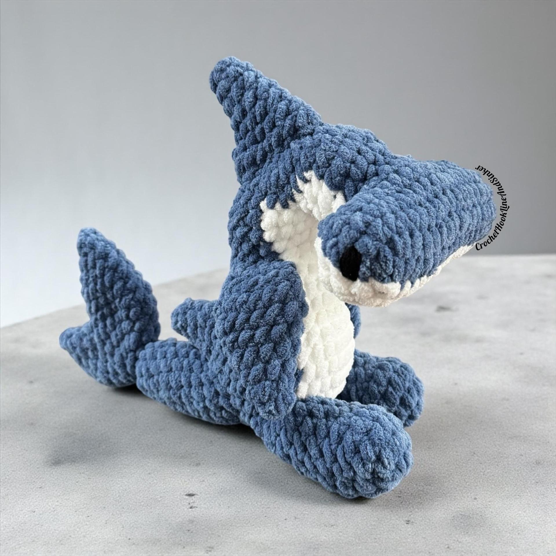 Hermes the Hammerhead Monster Crochet Pattern thumbnail 5