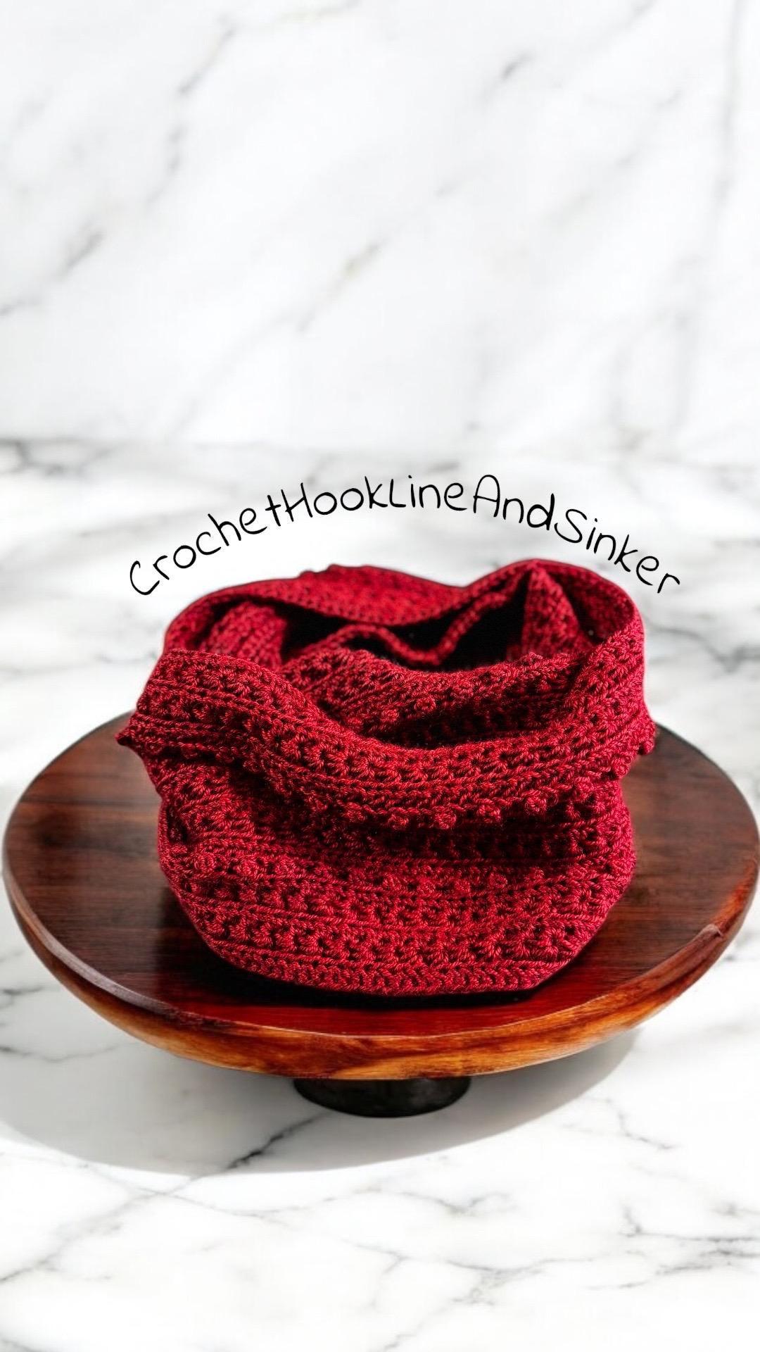 The Starberry Burst Infinity Scarf Crochet Pattern thumbnail 4
