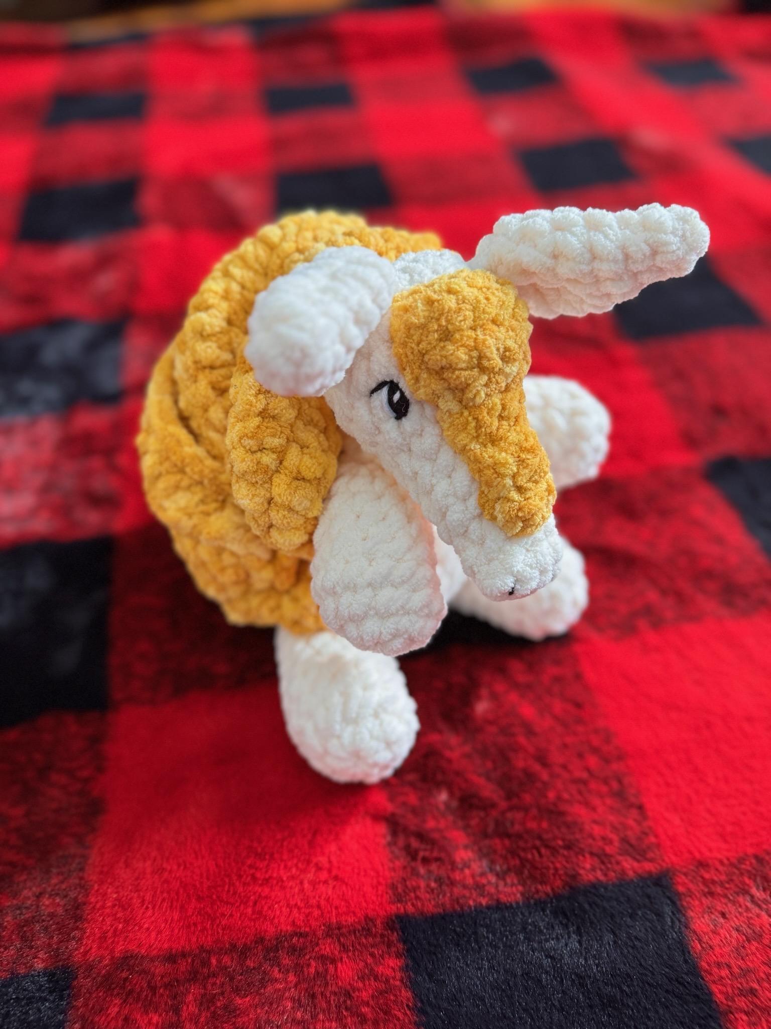 Pebble the Baby Armadillo Crochet Pattern thumbnail 3