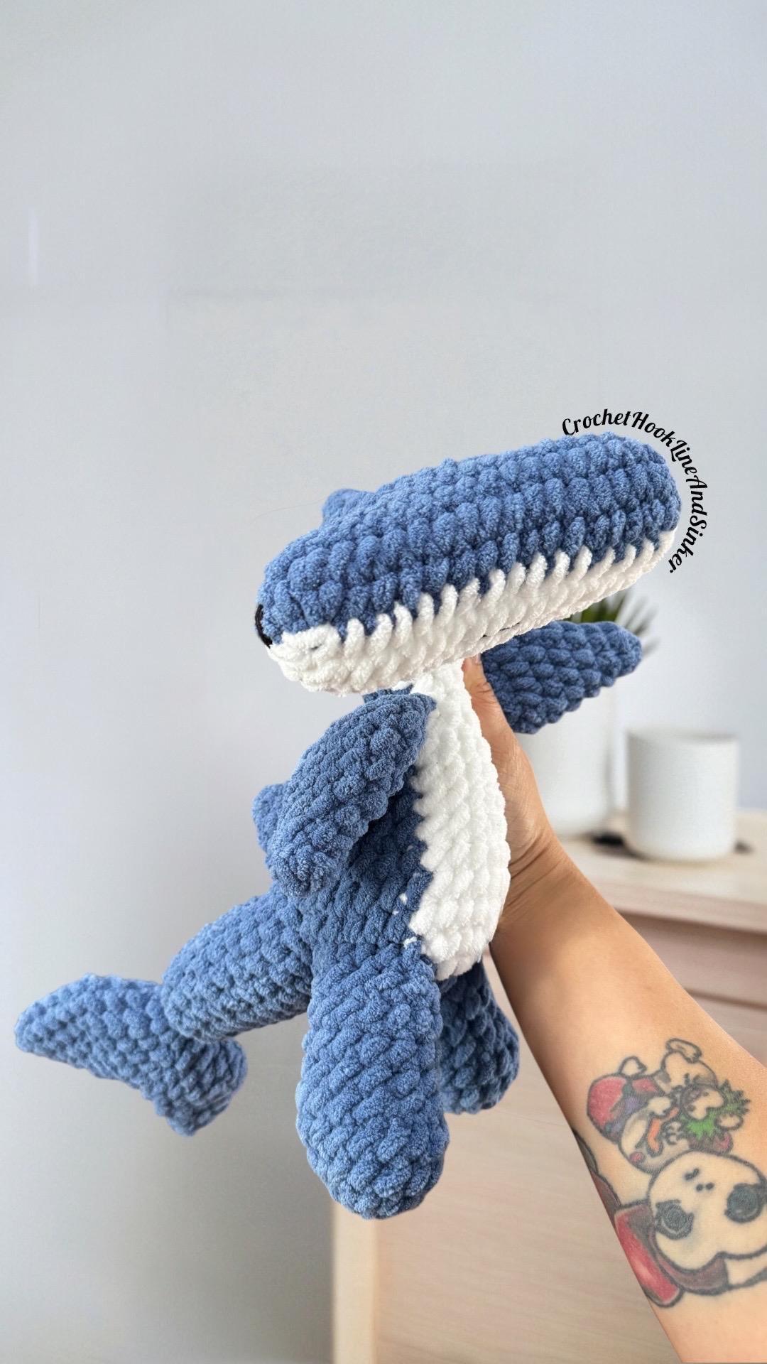 Hermes the Hammerhead Monster Crochet Pattern thumbnail 7